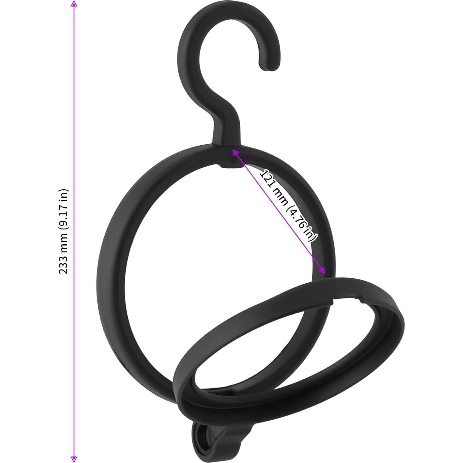 Soporte de Peluca Colgante JEUIHAU 8 Piezas Plástico 59.1 cm