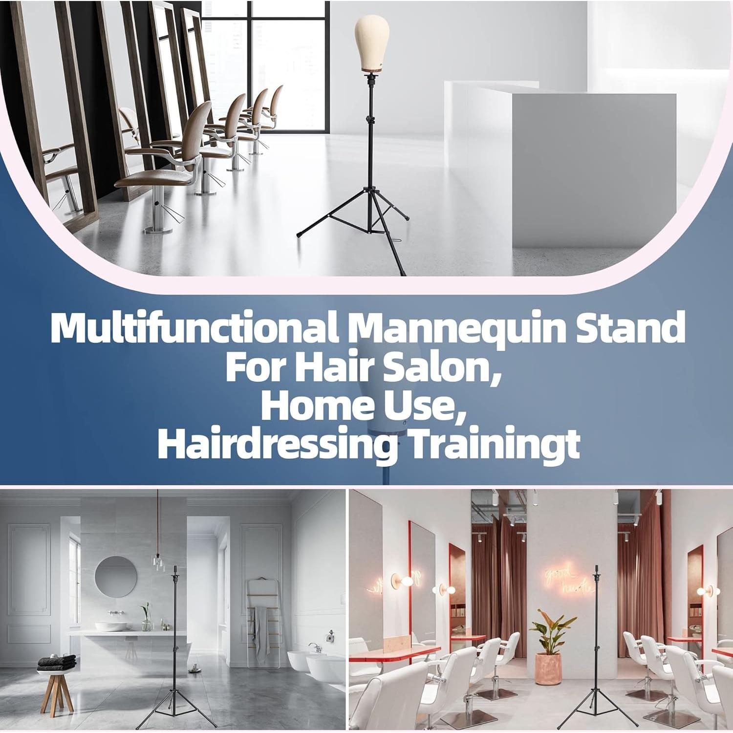 Soporte de Trípode para Pelucas GOP Ajustable 90-133 cm