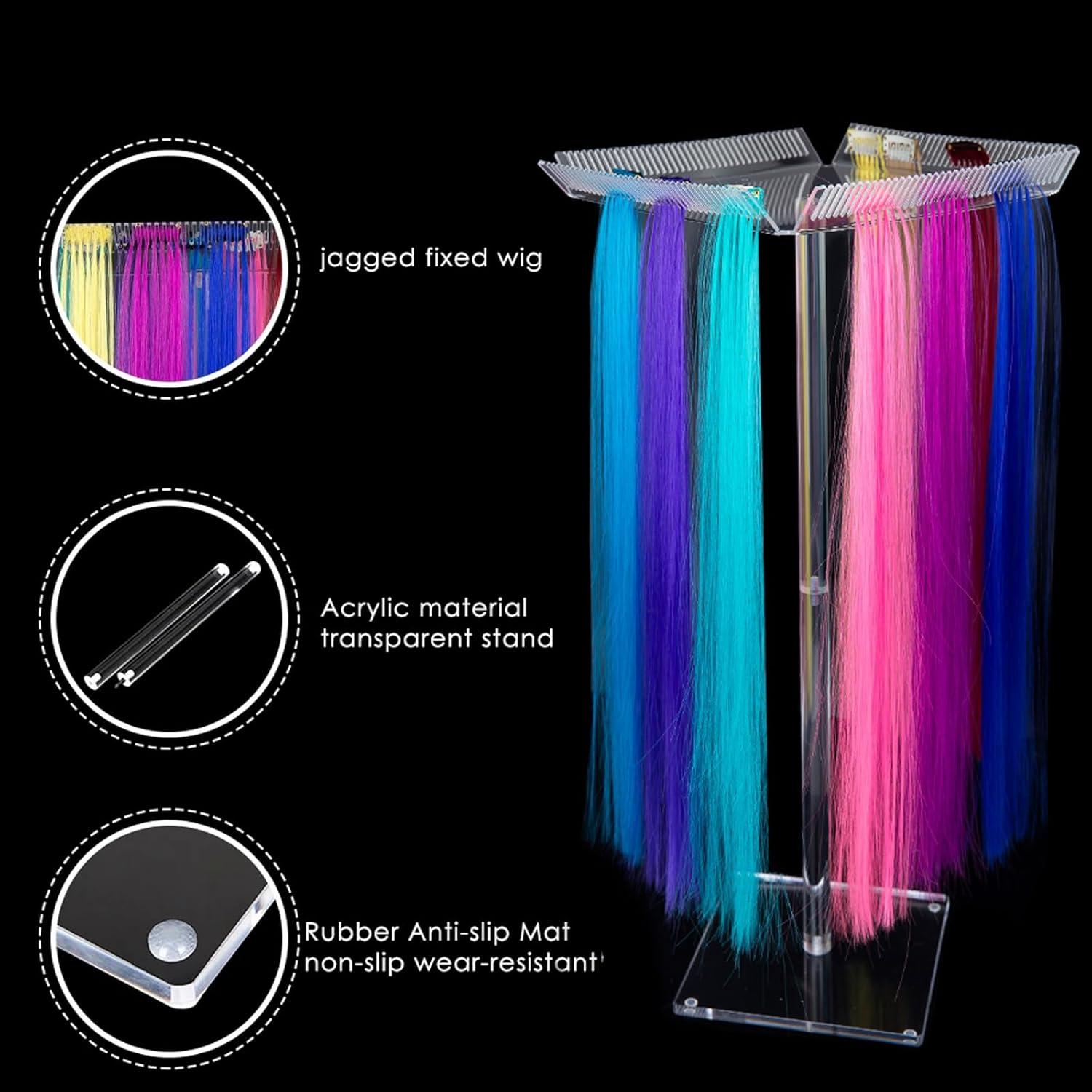 Soporte de Extensiones de Cabello Misforu Acrílico 54cm