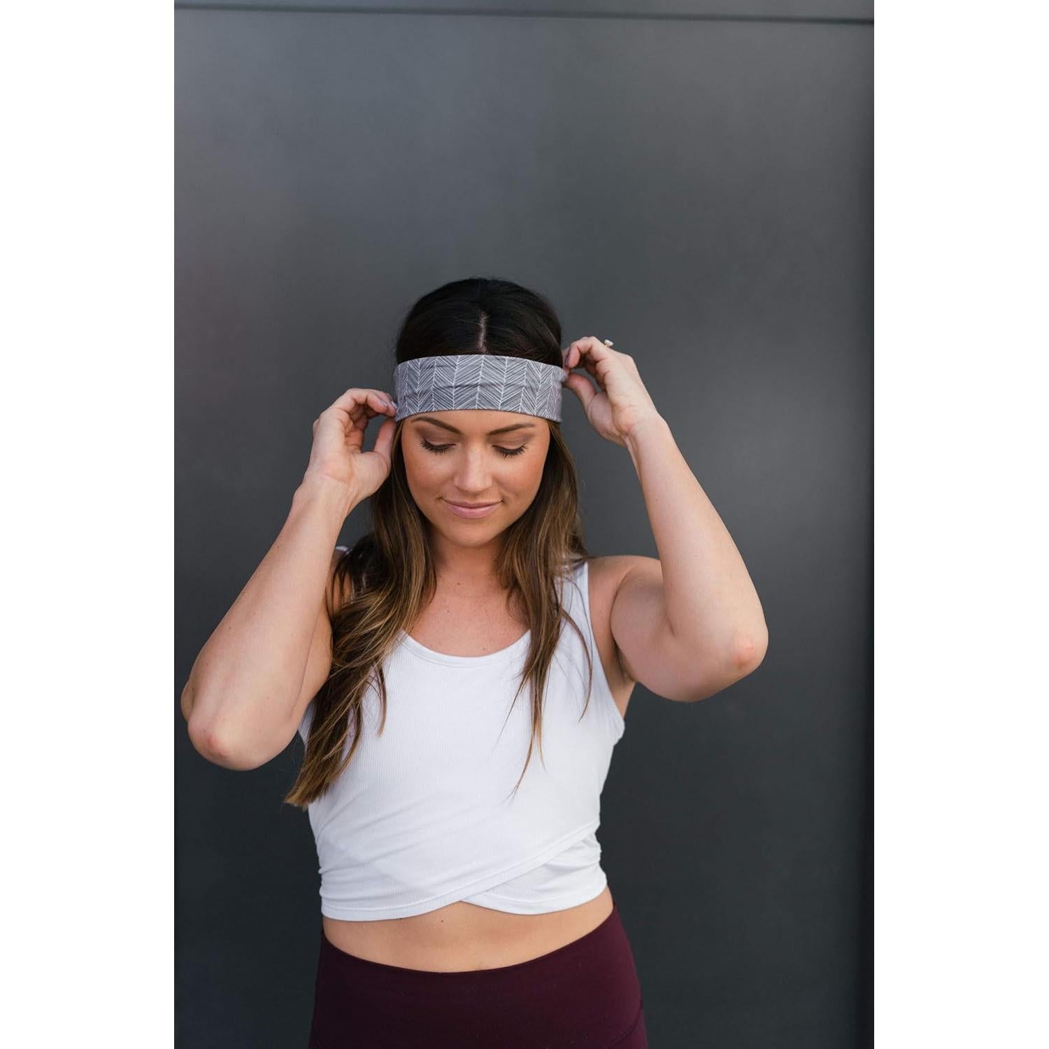 Cinta para la cabeza ancha antideslizante Maven Thread 5.08 cm