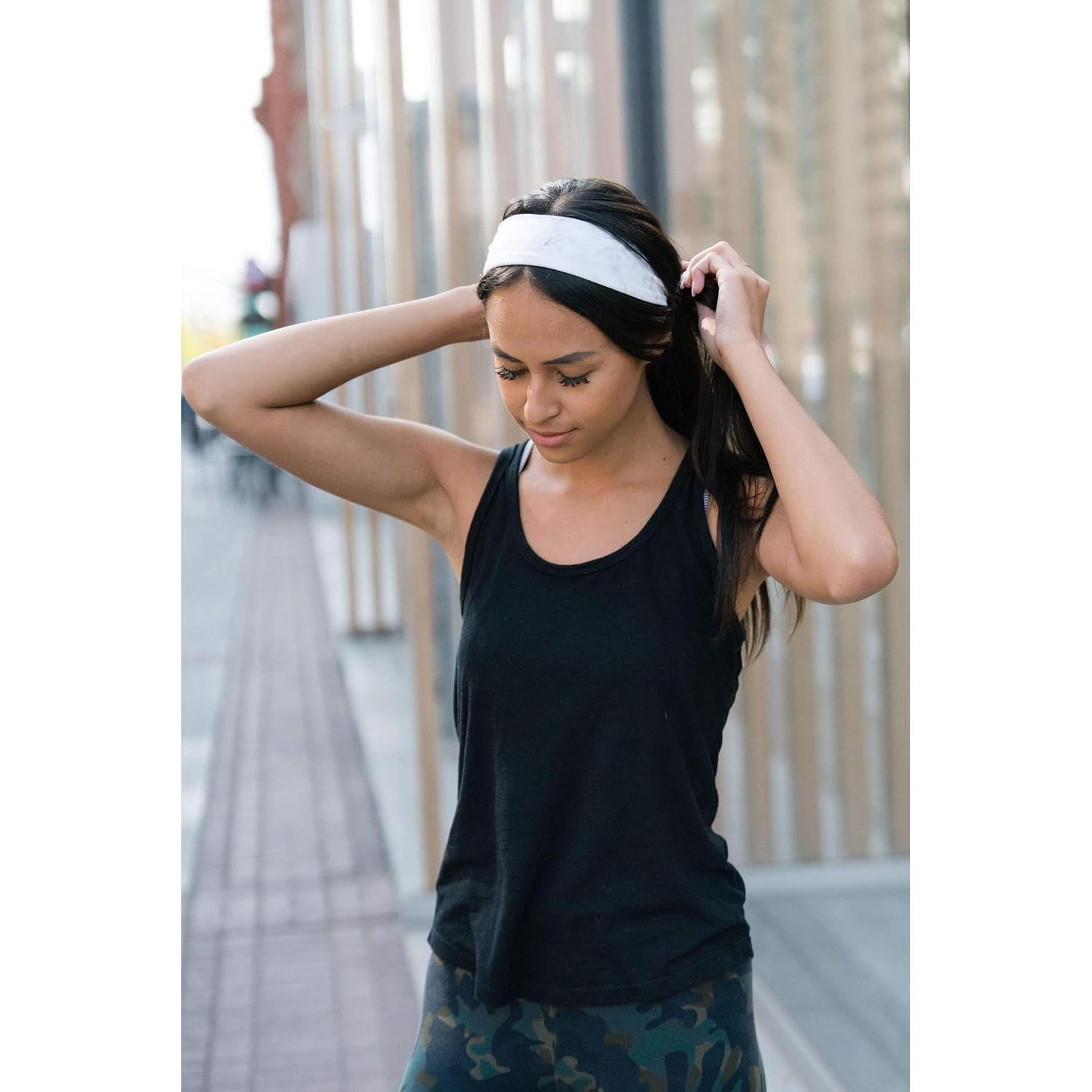 Cinta para la cabeza ancha antideslizante Maven Thread 5.08 cm