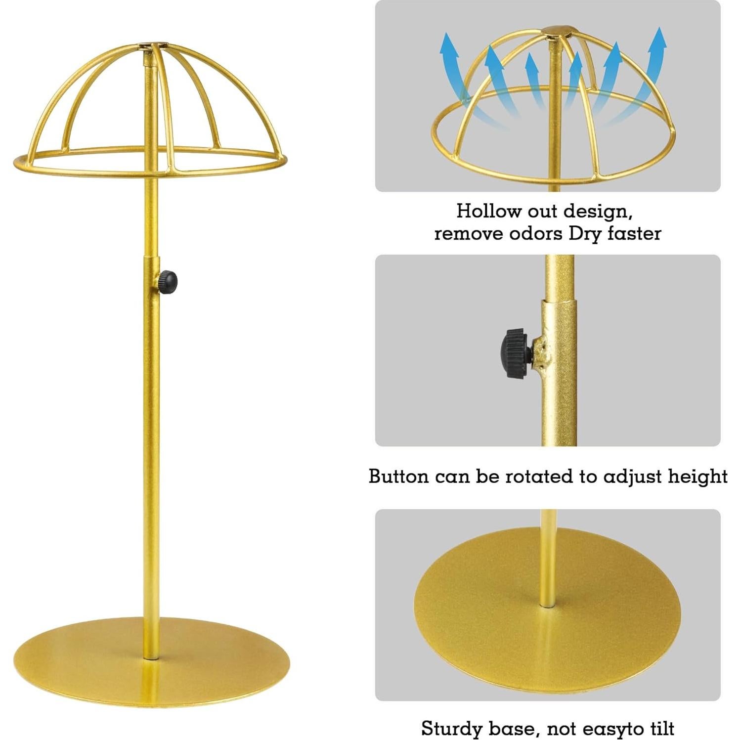 Soporte de Peluca Ajustable Alyoen - Paquete de 2 Unidades