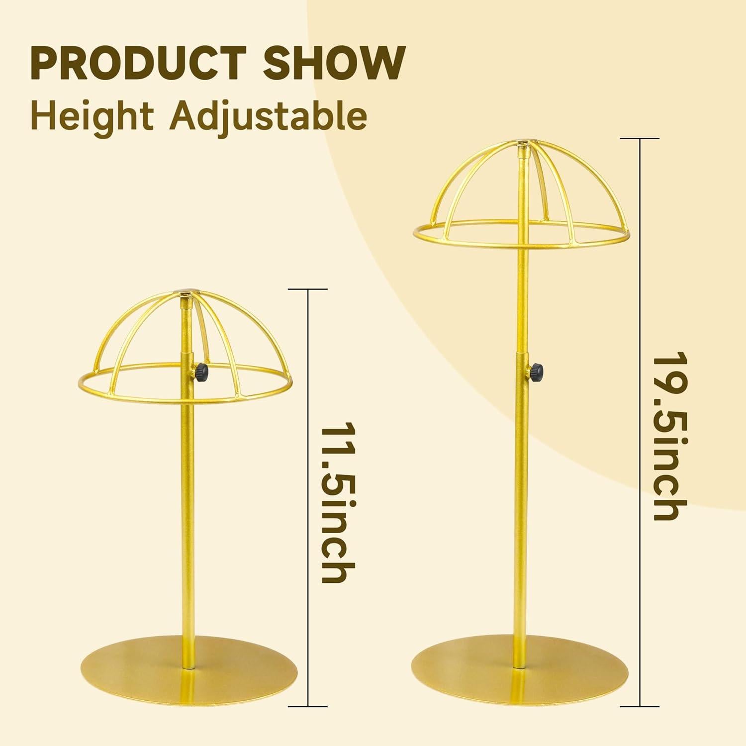 Soporte de Peluca Ajustable Alyoen - Paquete de 2 Unidades
