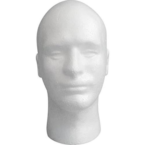 Cabeza de Maniquí de Exhibición Masculina LIAMTU 28 cm