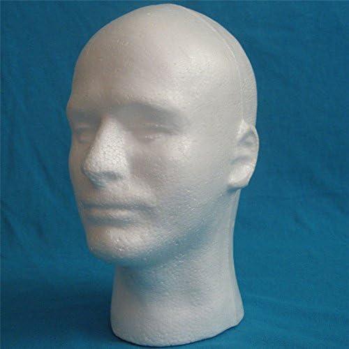Cabeza de Maniquí de Exhibición Masculina LIAMTU 28 cm