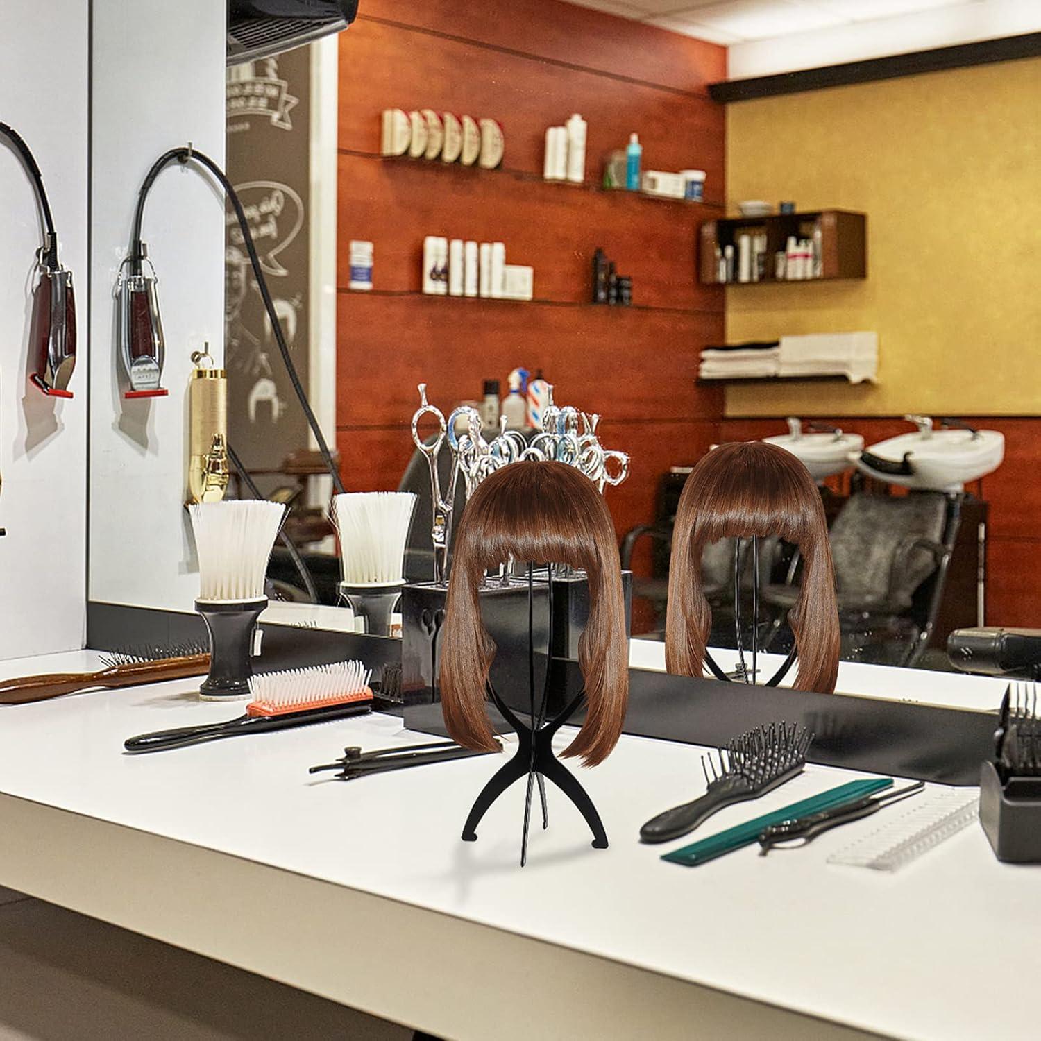 Paquete de 15 Soportes para Pelucas Plegables 35.5 cm