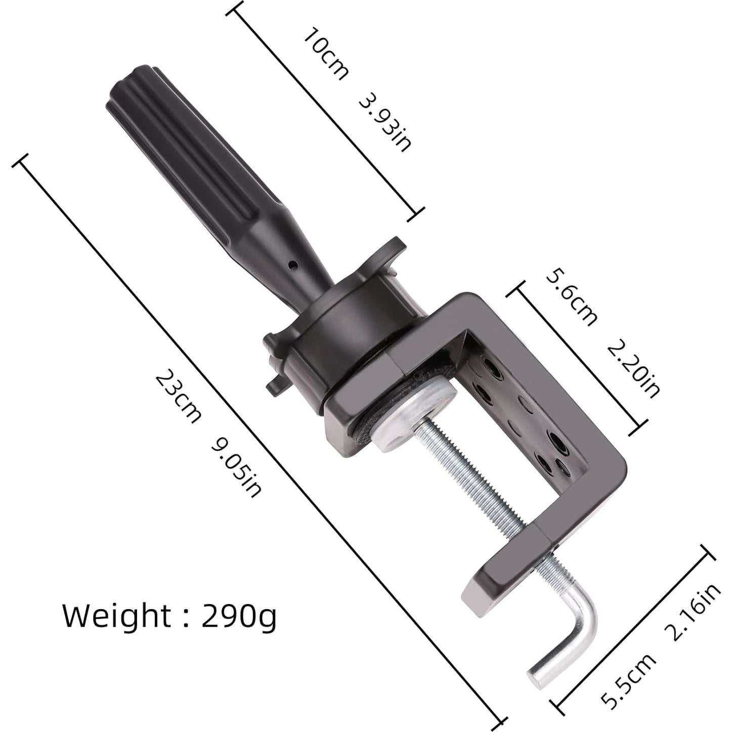 Soporte de Cabeza de Maniquí BARBERPLAN Pequeño con Abrazadera