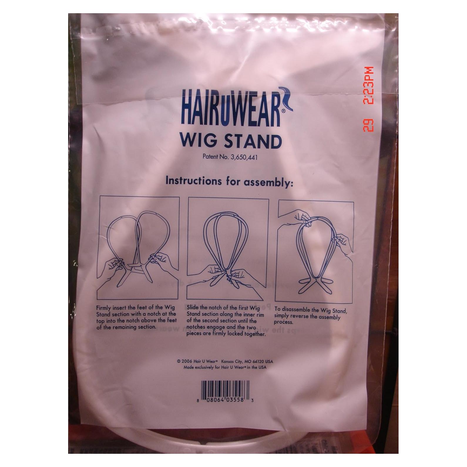 Soporte para Peluca Hairuwear - 29.9x20.8x1.4 cm - 50 g