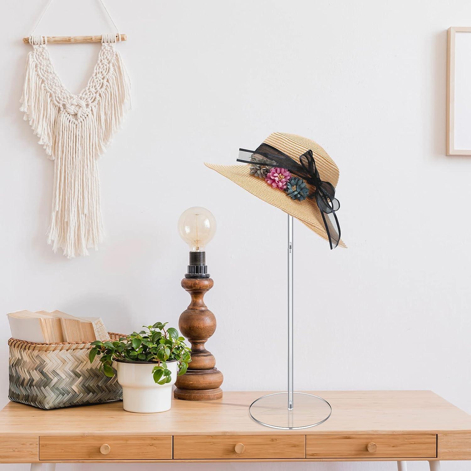 Soporte de Sombrero Acrílico Geetery Ajustable 30-43 cm - 4 Pcs