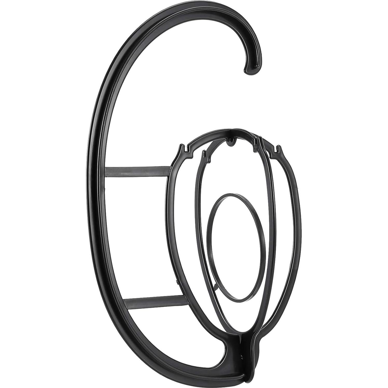 Paquete de 8 Perchas para Pelucas ZEONHAK Colapsables Negro