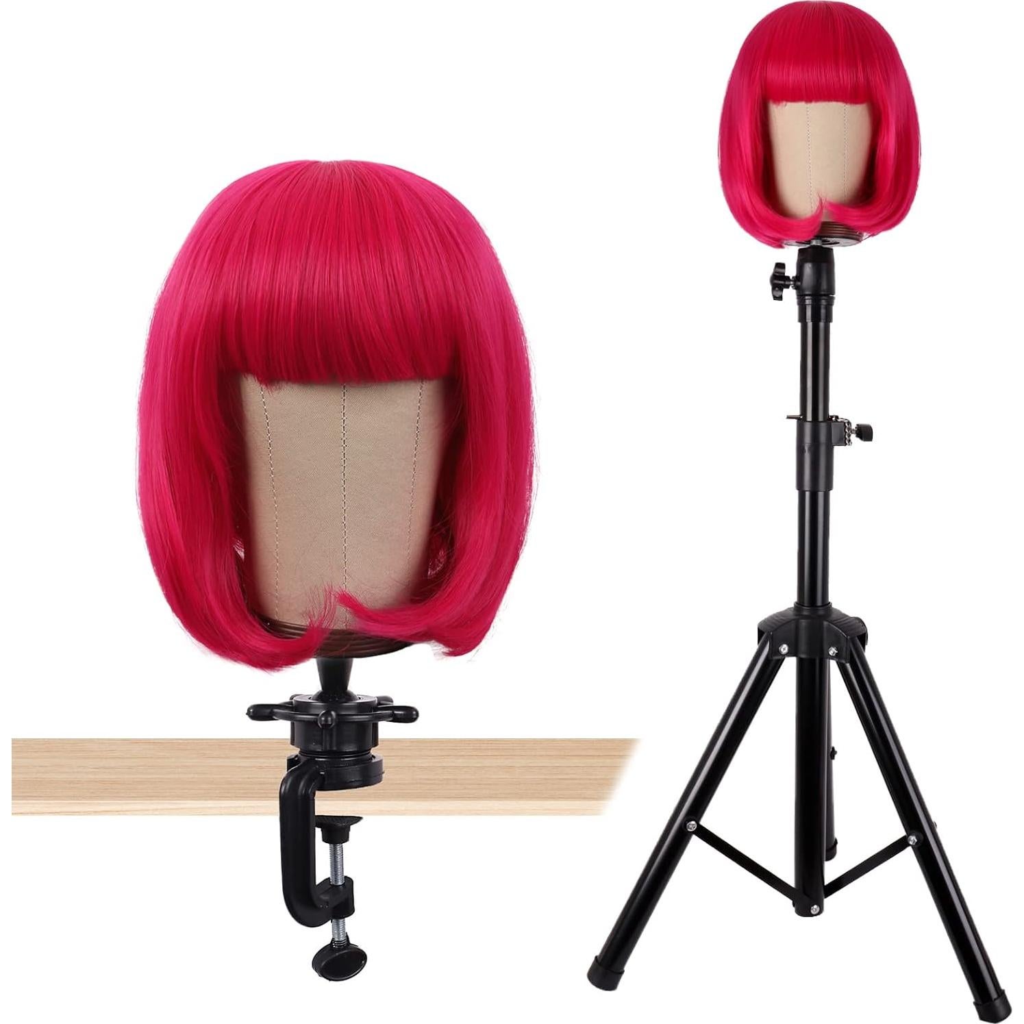 Cabeza de Peluca MapofBeauty 53.34 cm Corcho y Lienzo