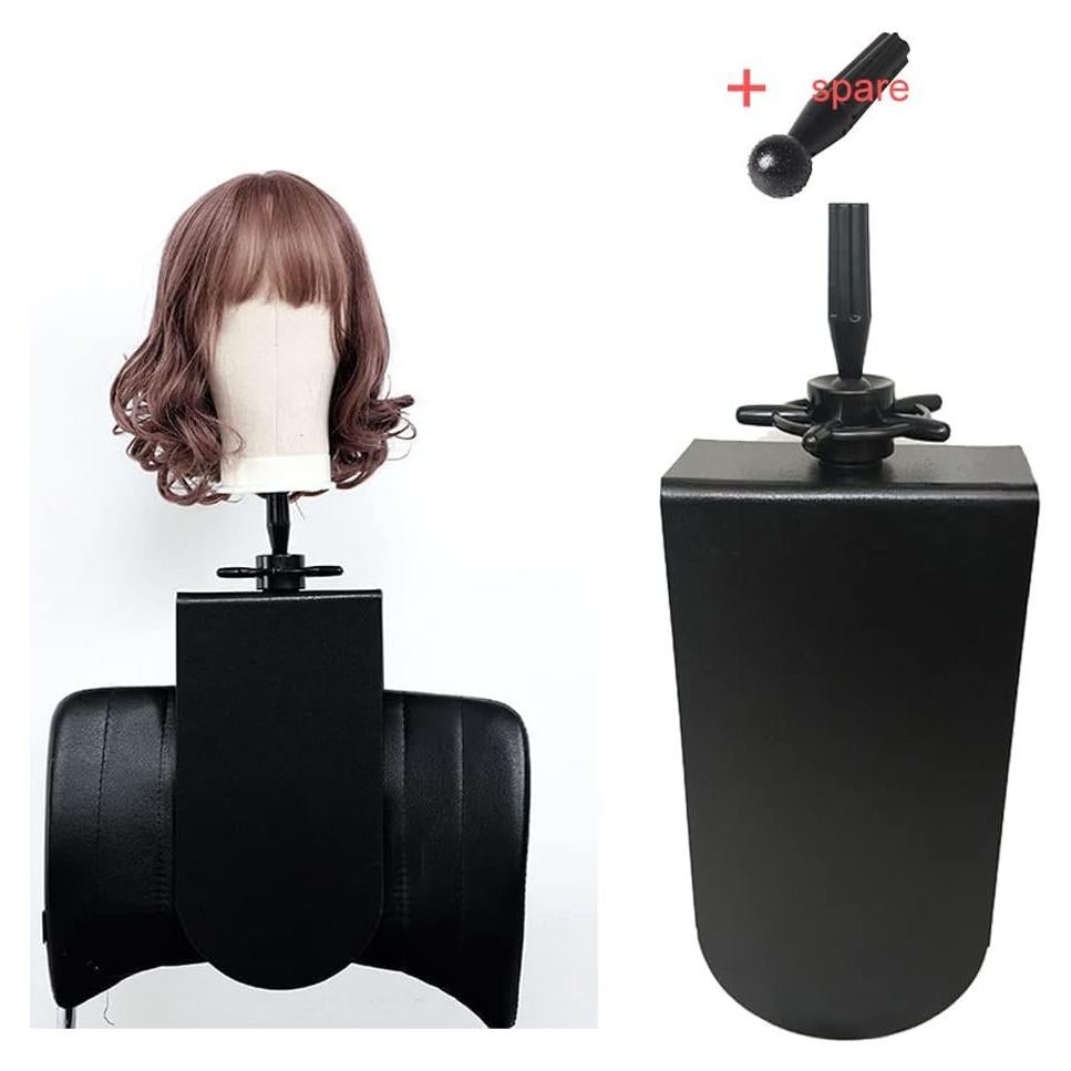 Soporte Ajustable para Cabezas de Peluca Rebeauty - Clip para Sillas