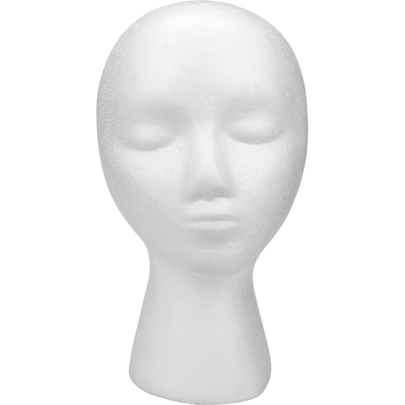 Foraineam 3 Piezas Cabezas de Maniquí de Espuma 28cm para Pelucas