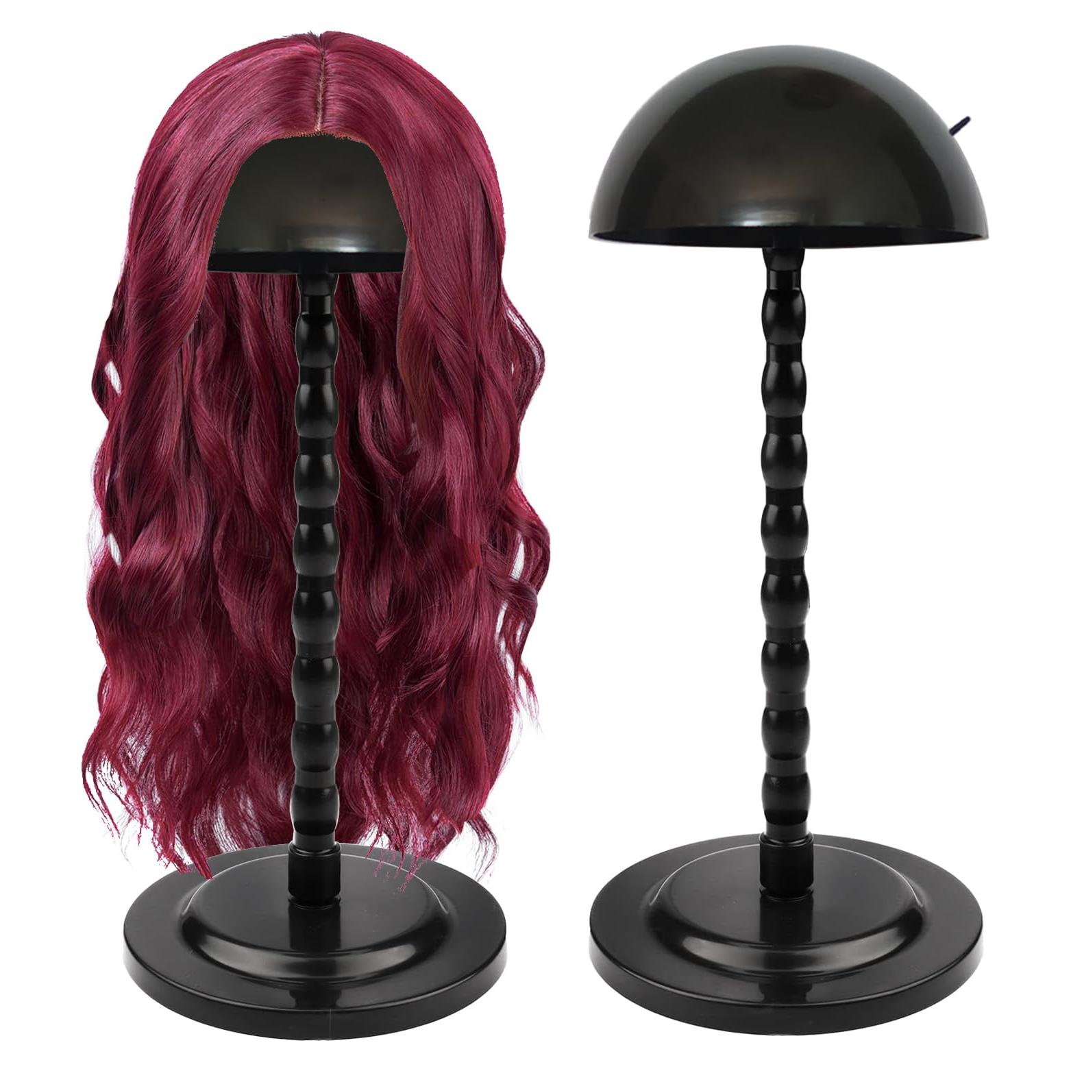 Soporte para Pelucas MMlover Negro 35 cm Antideslizante