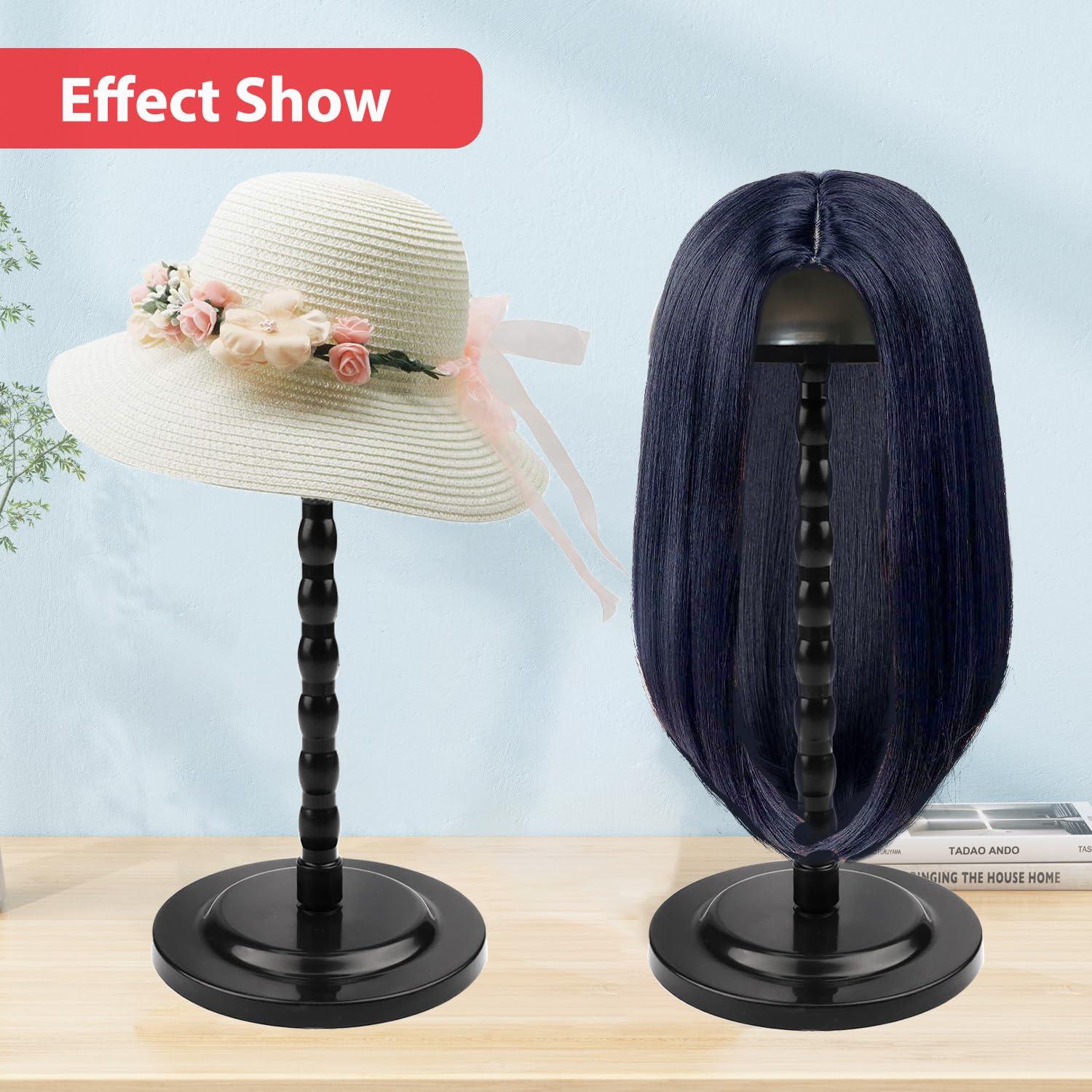Soporte para Pelucas MMlover Negro 35 cm Antideslizante