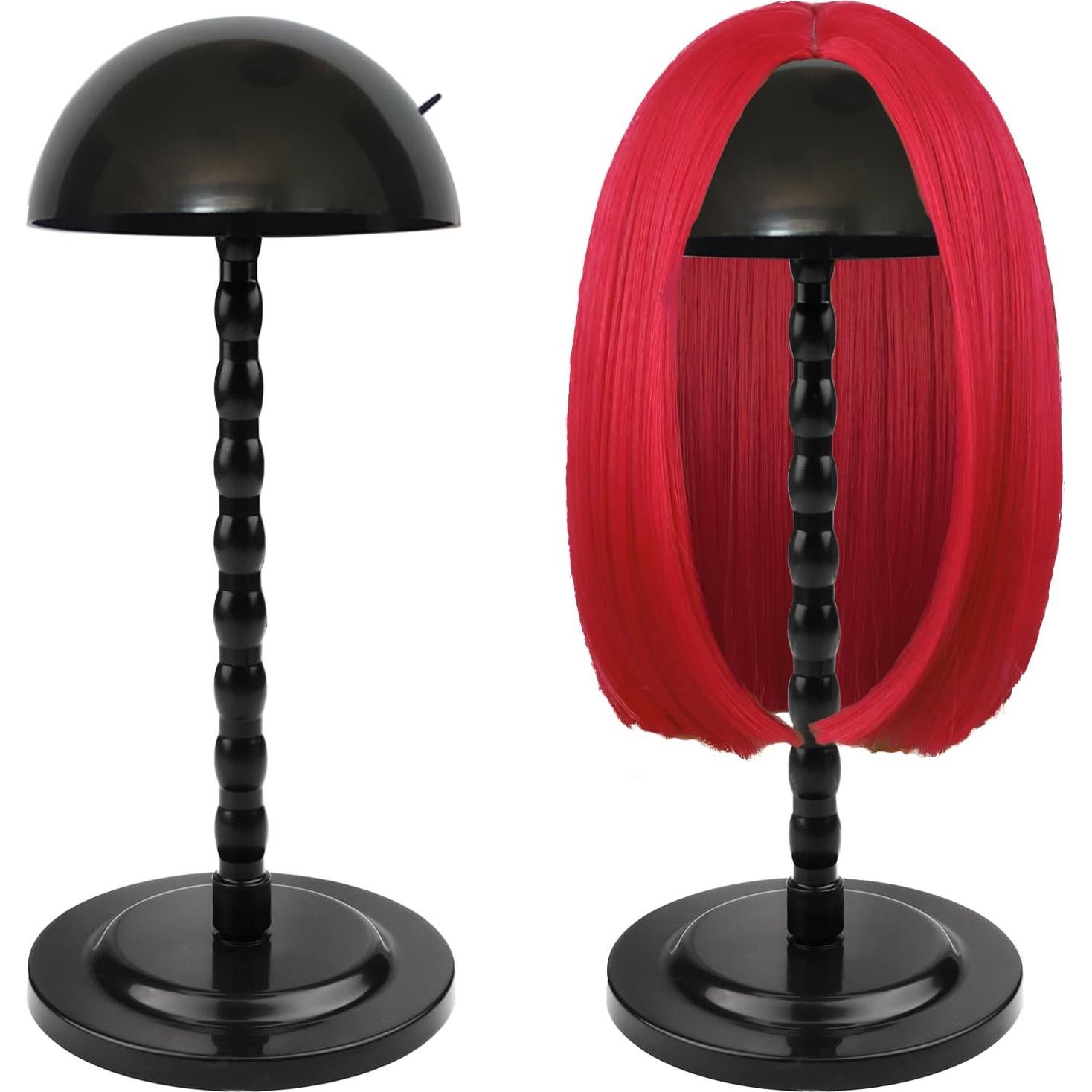 Soporte para Pelucas MMlover Negro 35 cm Antideslizante