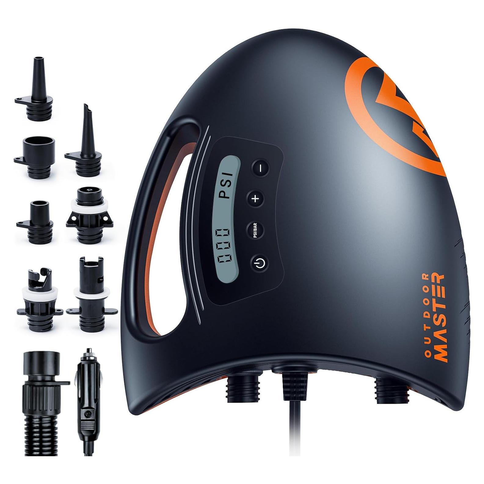 Bomba de Aire Eléctrica OutdoorMaster Shark 20PSI 1.63kg