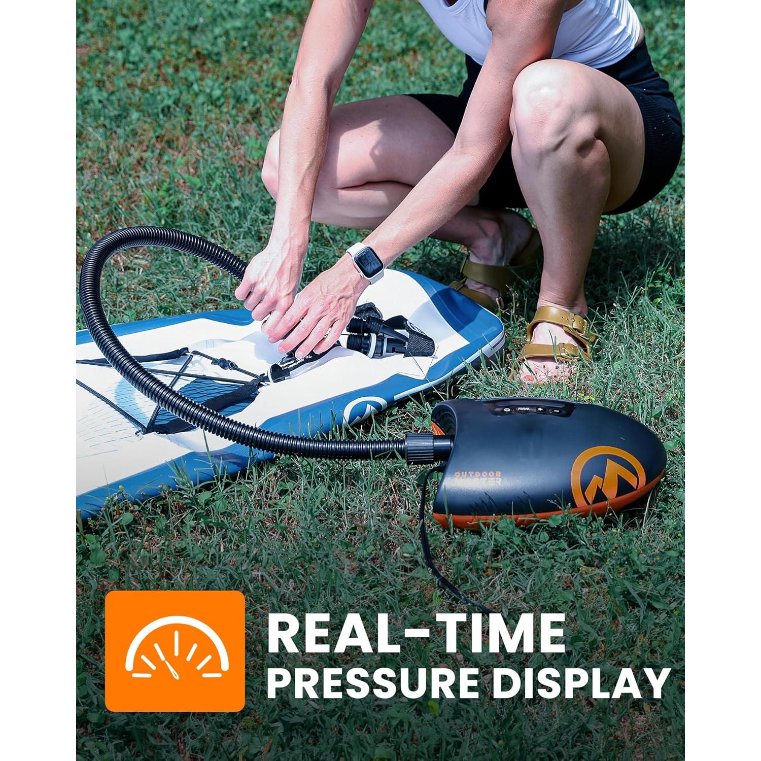 Bomba de Aire Eléctrica OutdoorMaster Shark 20PSI 1.63kg