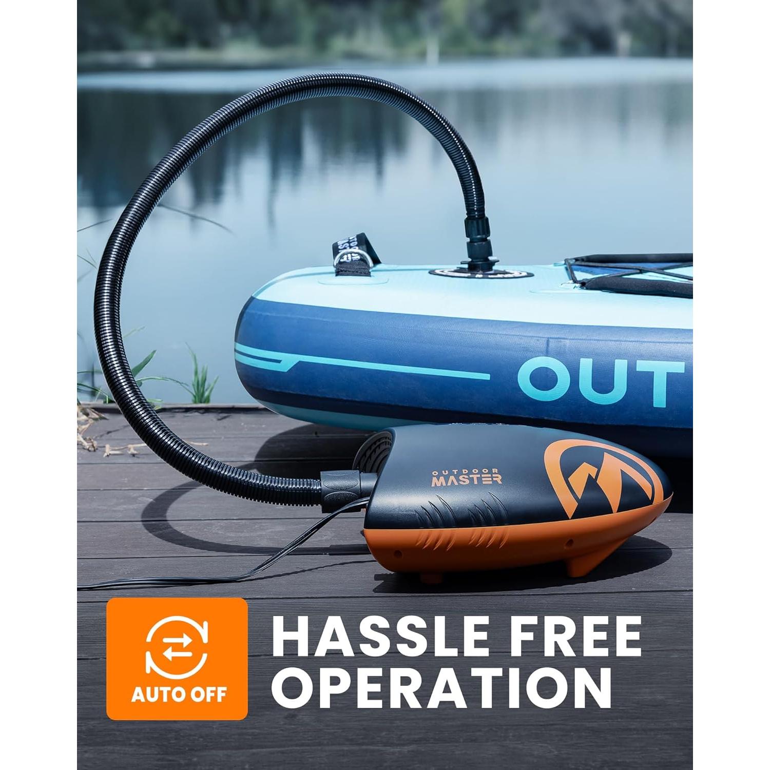 Bomba de Aire Eléctrica OutdoorMaster Shark 20PSI 1.63kg