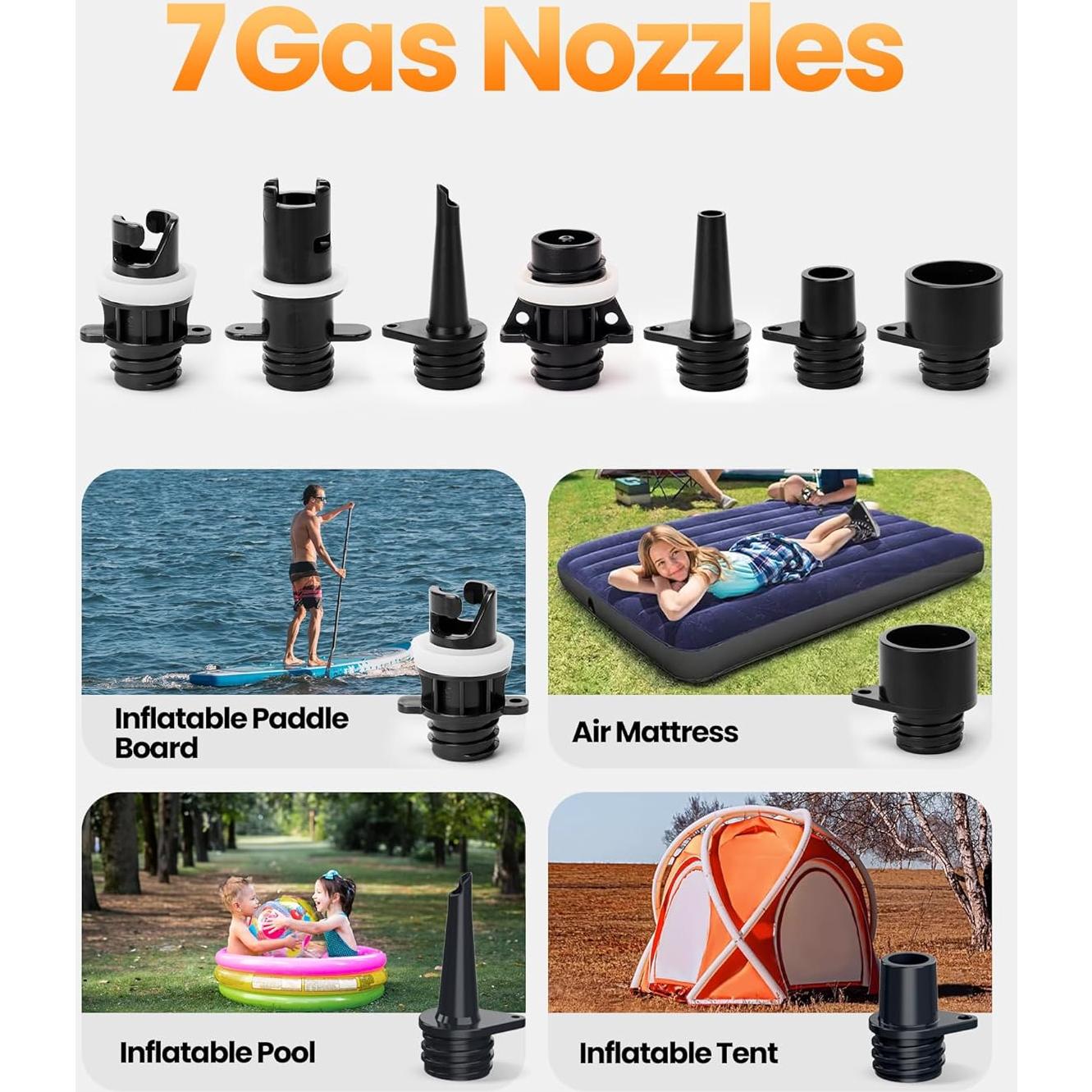 Bomba de Aire Eléctrica OutdoorMaster Shark 20PSI 1.63kg