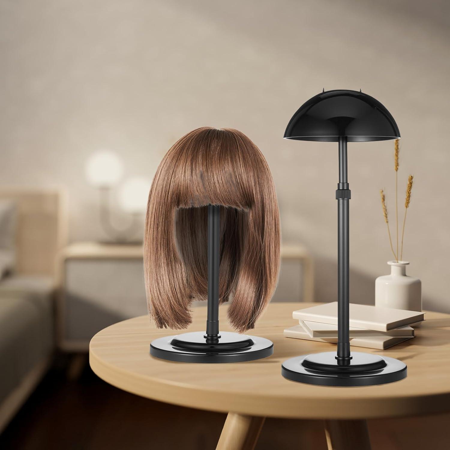 Soporte para Pelucas MAQUITA 6 Piezas Altura Ajustable 24.9-48 cm