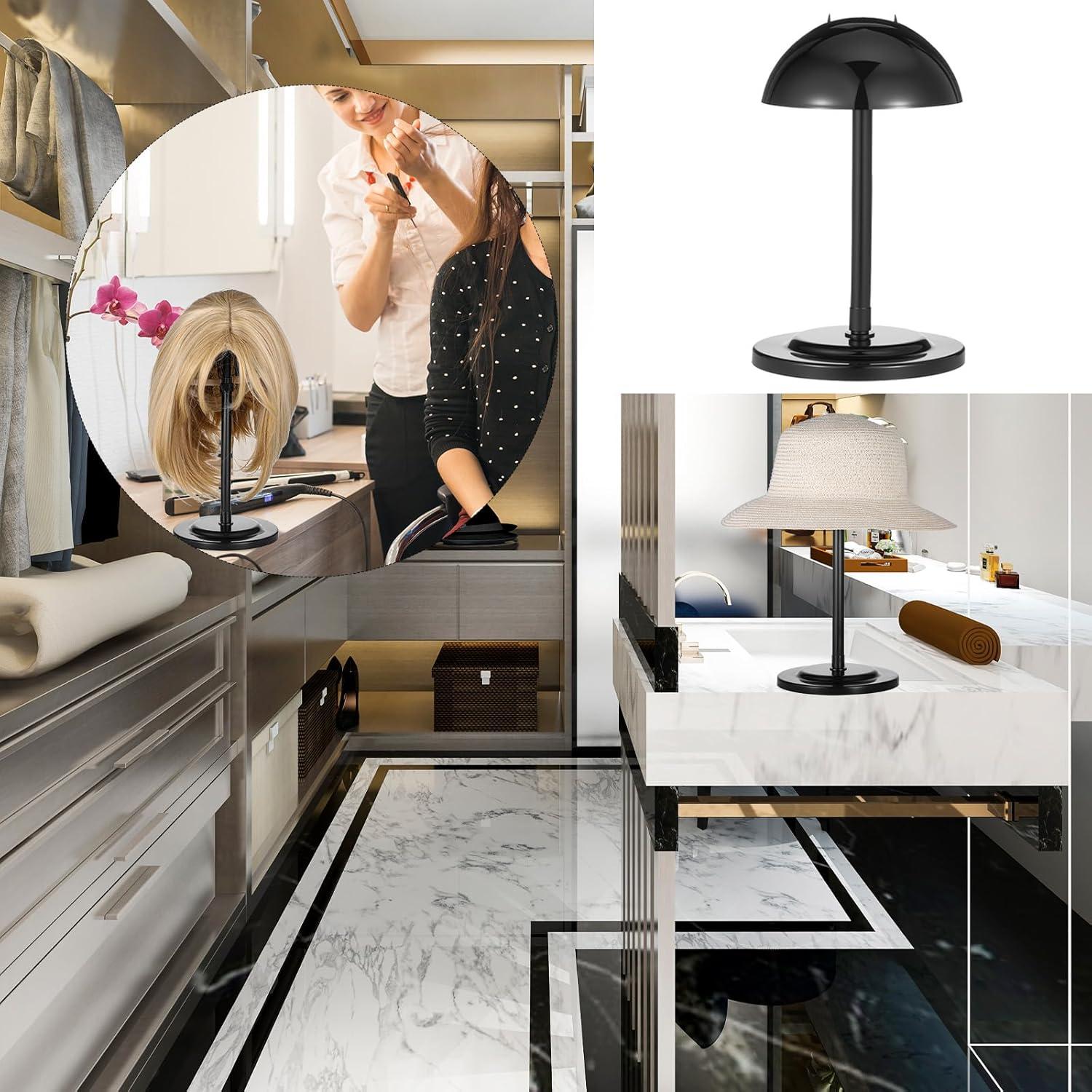 Soporte para Pelucas MAQUITA 6 Piezas Altura Ajustable 24.9-48 cm