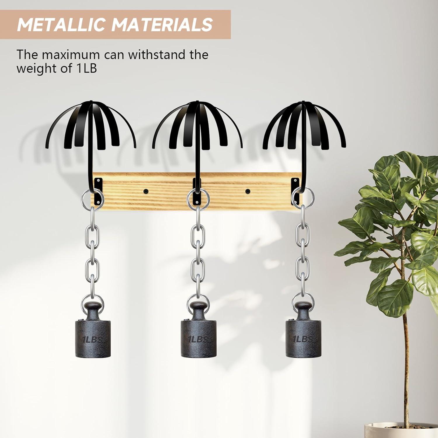 Soporte de Peluca Colgante Yumkfoi - 6 PCS Montado en Pared