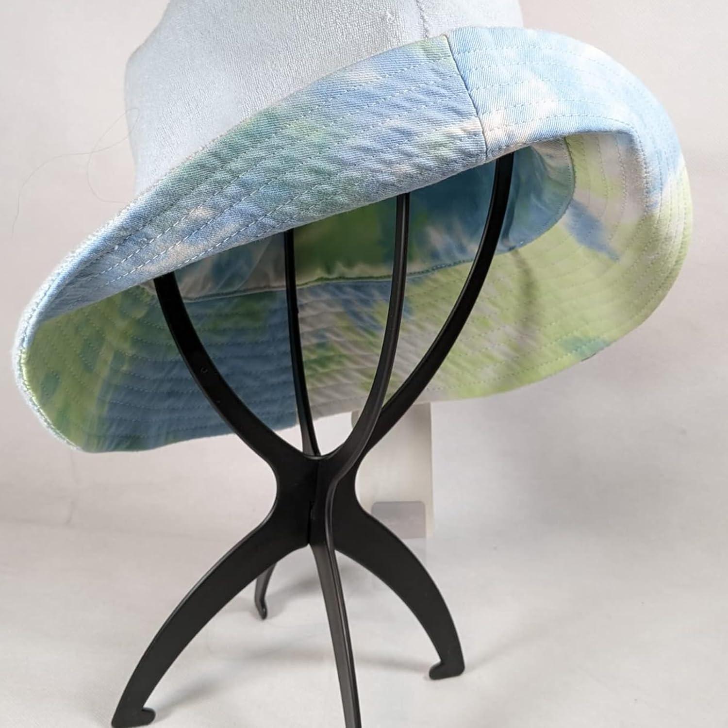 Paquete de 20 Soportes Plegables para Pelucas ZEONHAK Negro