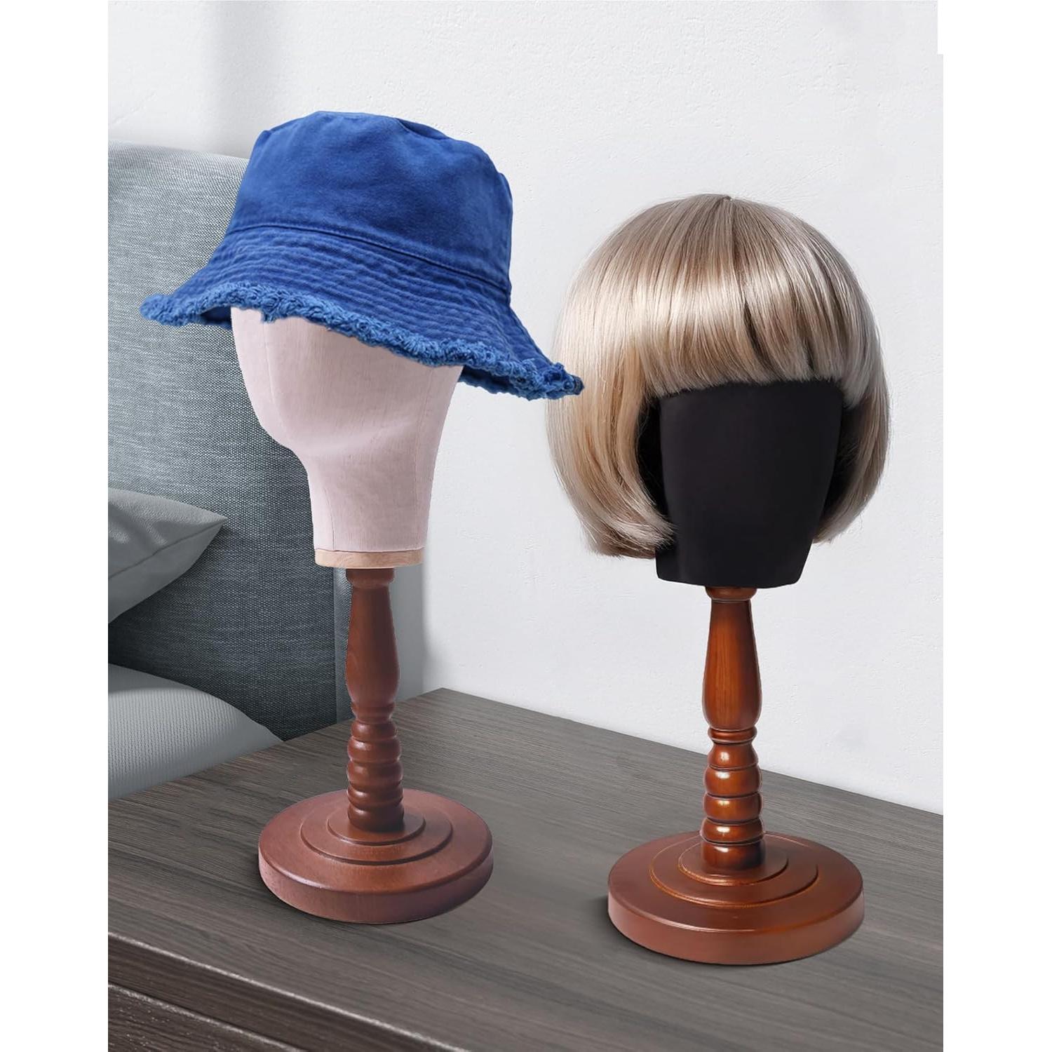 Soporte de Cabeza de Maniquí UnPinnable para Pelucas y Sombreros