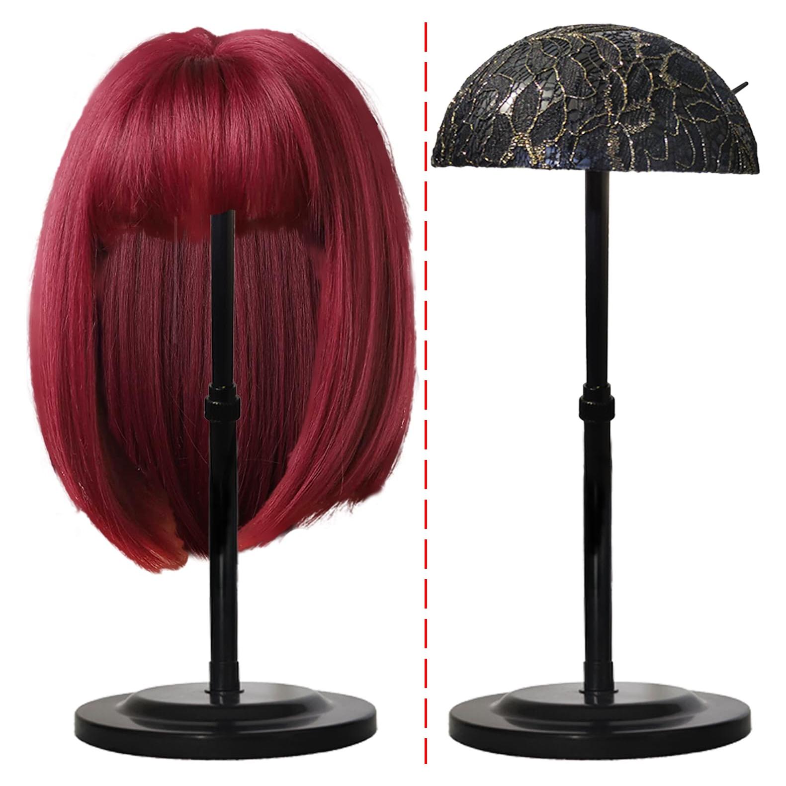 Soporte para Pelucas Ajustable WiZiWi - Negro, 24.9-43.9 cm