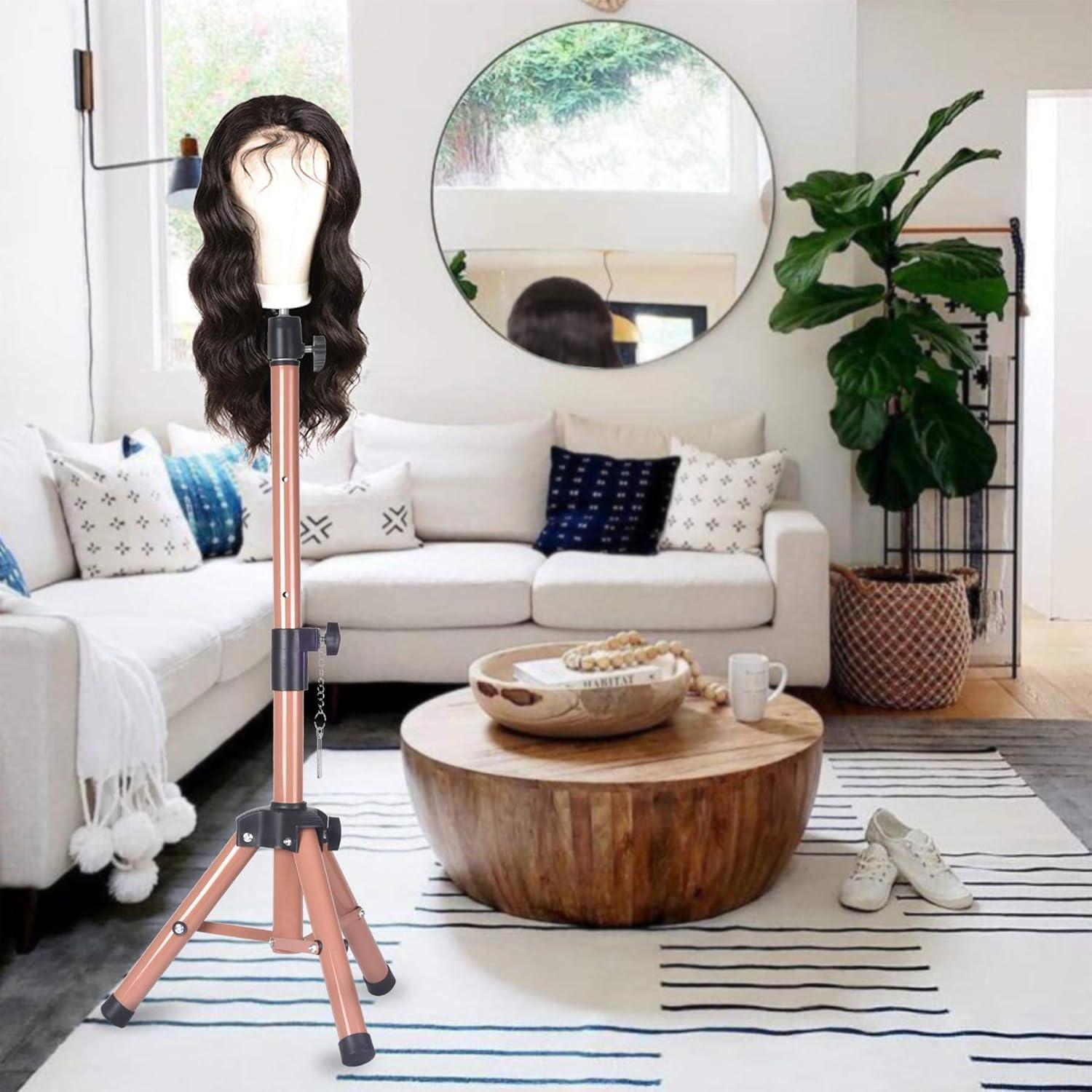 Soporte de Cabeza de Maniquí Tripode Smilco Ajustable 55-101 cm