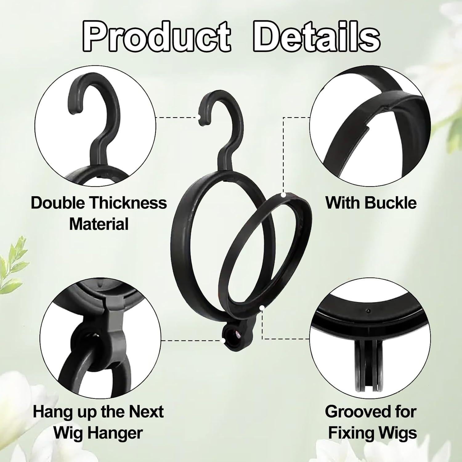 Soporte de Peluca Colgante y Bolsa de Almacenamiento Labooe