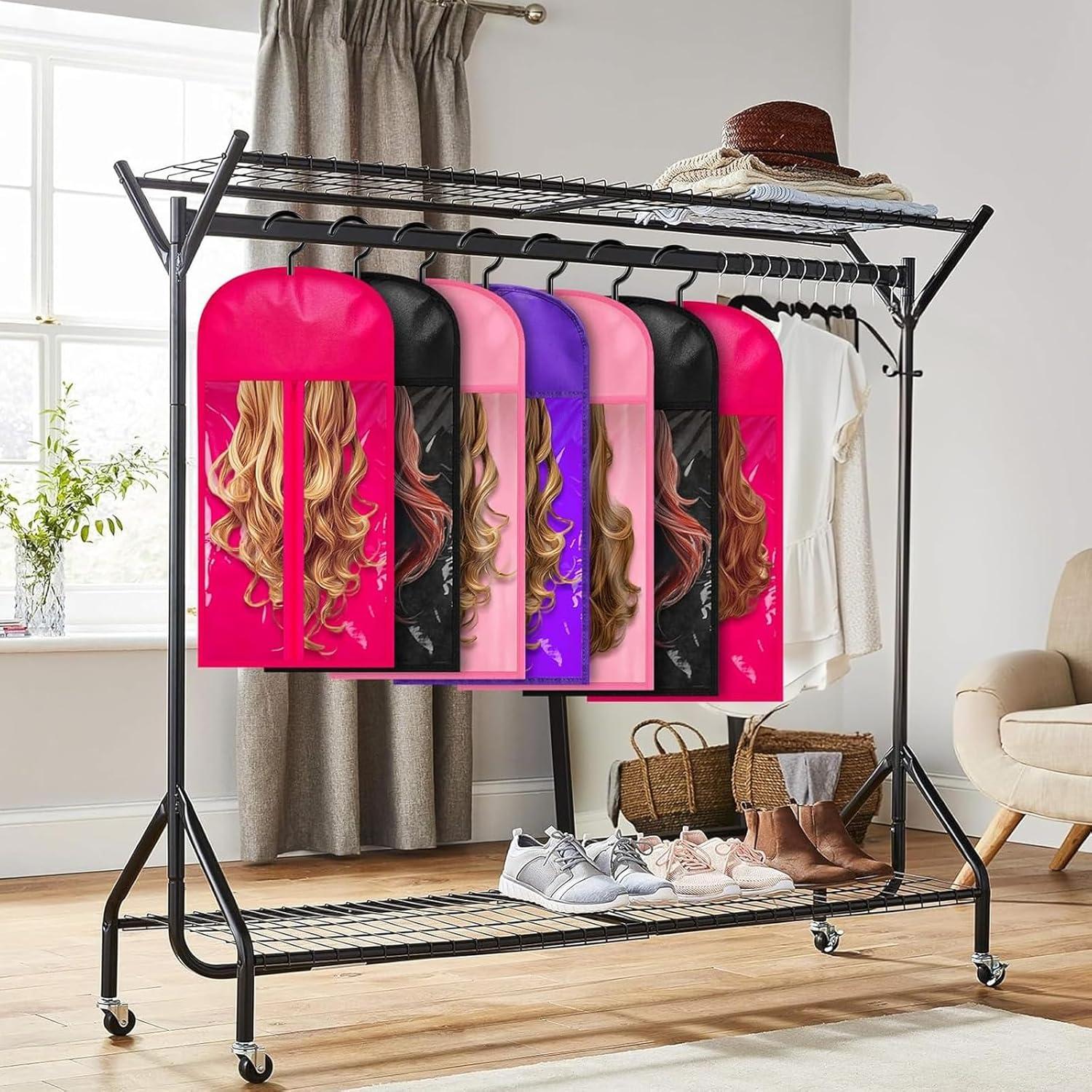 Soporte de Peluca Colgante y Bolsa de Almacenamiento Labooe