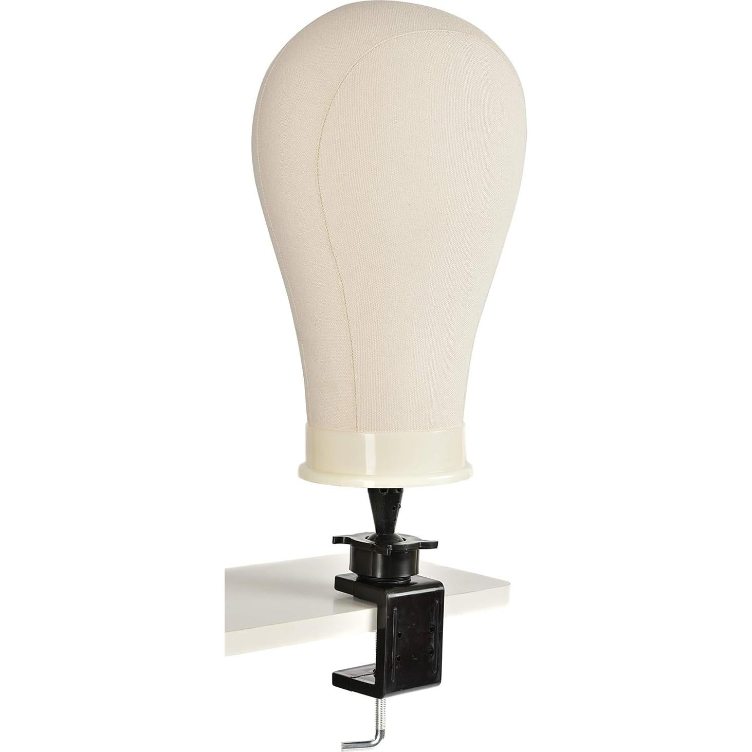 Cabeza de Maniquí de Cabello Humano FUTAI con Soporte de Mesa