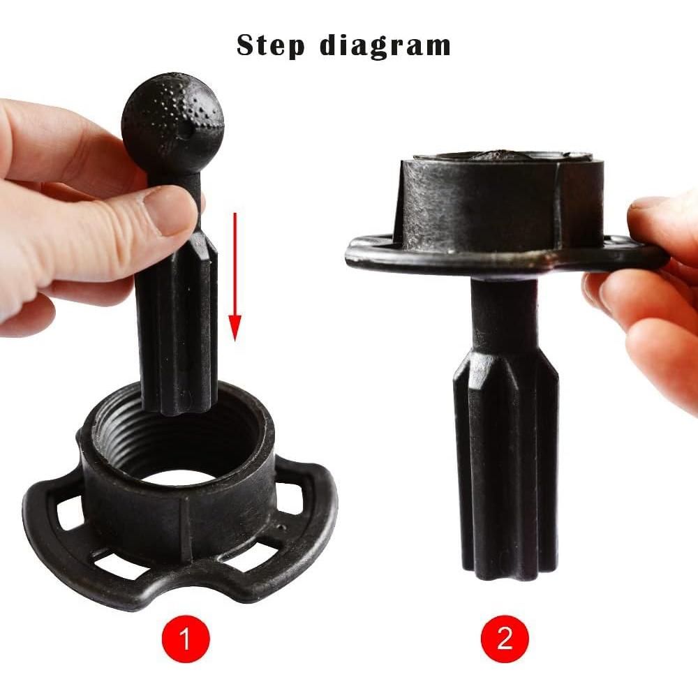 Soporte de Cabeza para Pelucas YANTAISIYU 2 Pcs Ajustable