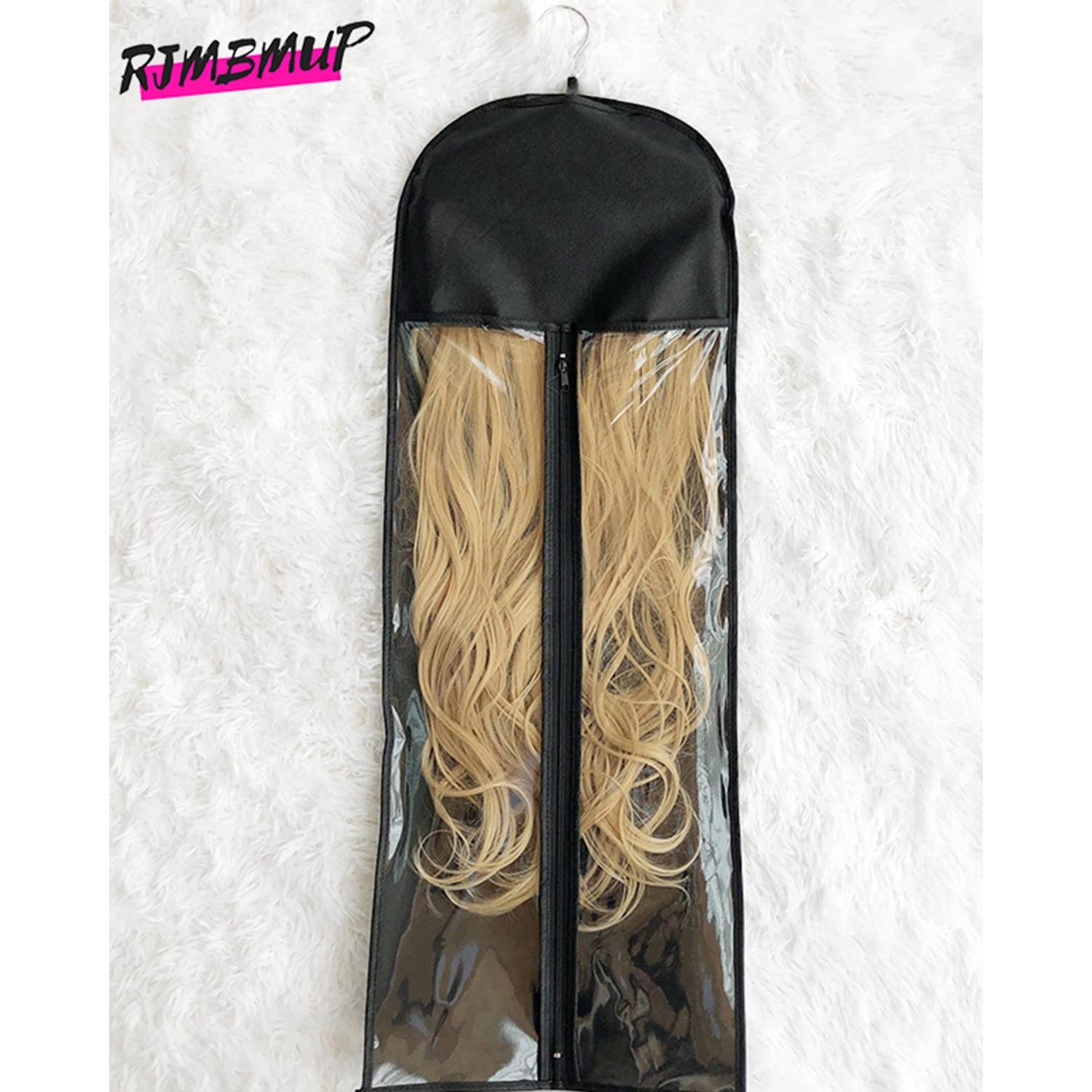 Bolsa de Almacenamiento para Extensiones de Cabello RJMBMUP 80 cm Negra