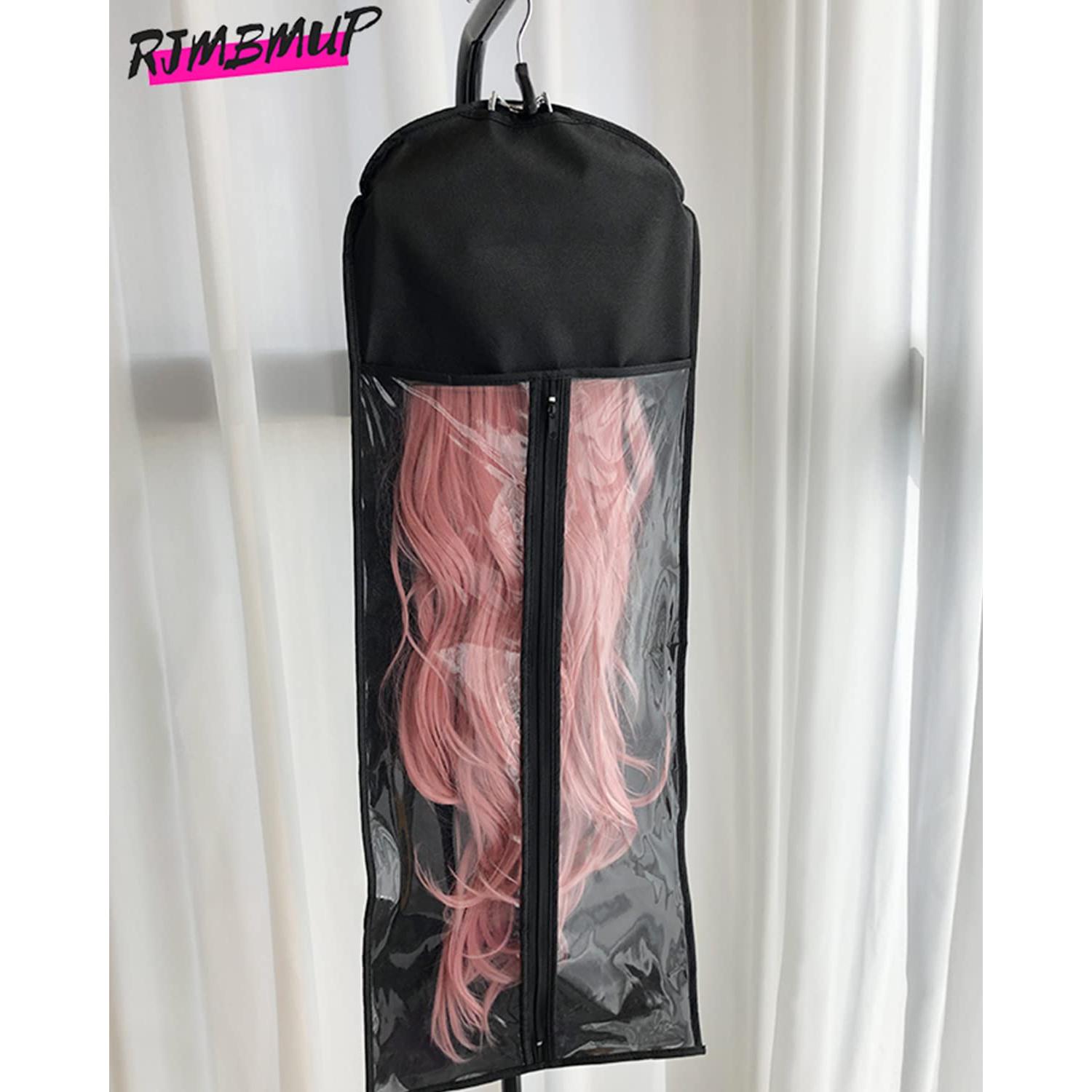 Bolsa de Almacenamiento para Extensiones de Cabello RJMBMUP 80 cm Negra