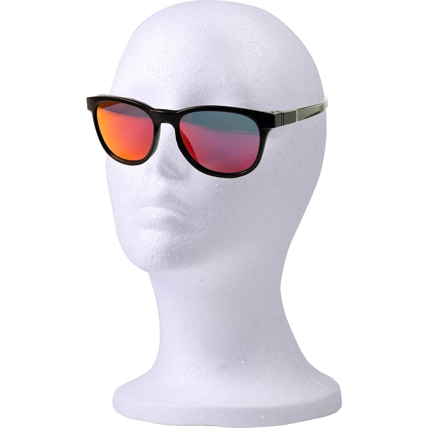 Cabeza de Maniquí de Espuma 3 Piezas Foraineam 28 cm