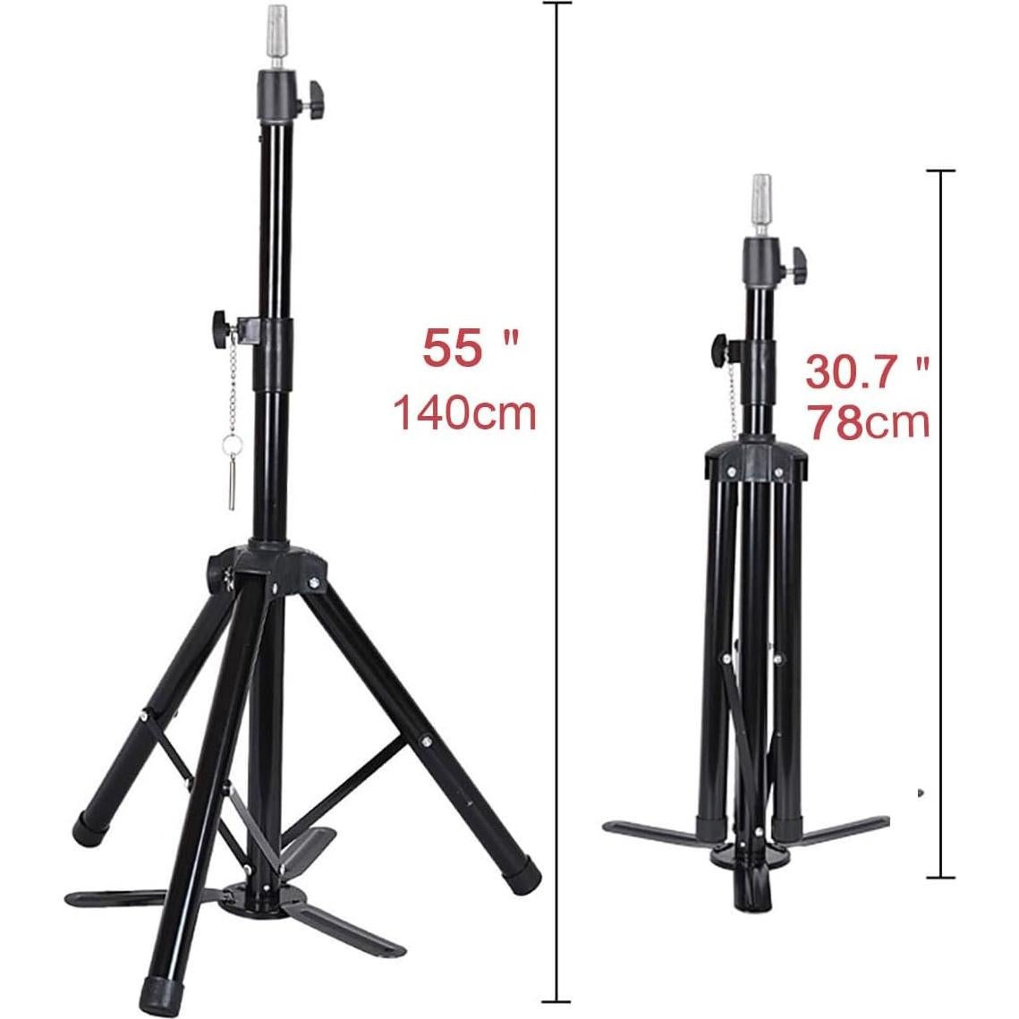 Soporte de Peluca Ajustable Xue Lang 55" Metal Reforzado