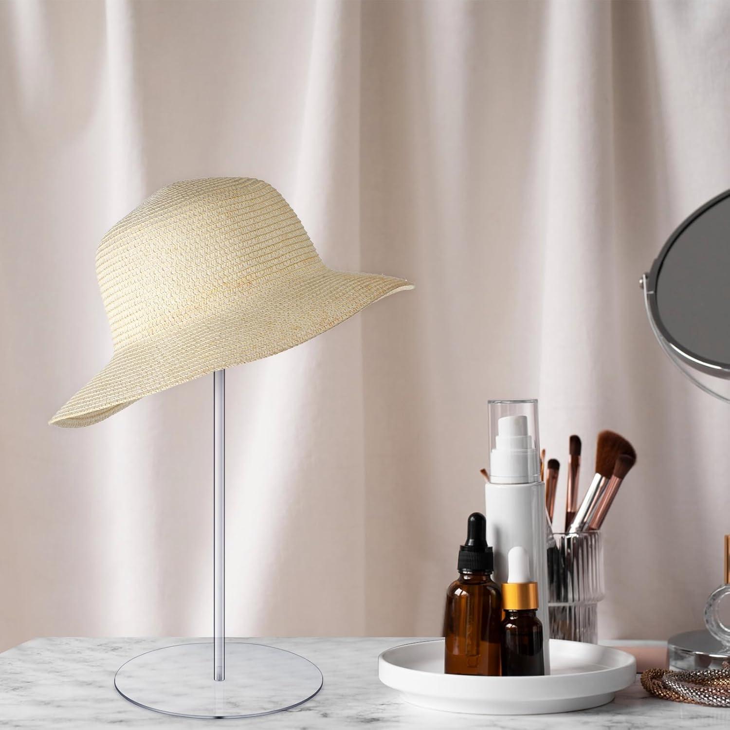 Soporte para Sombreros Acrílico Transparente 30 cm - 4 Piezas