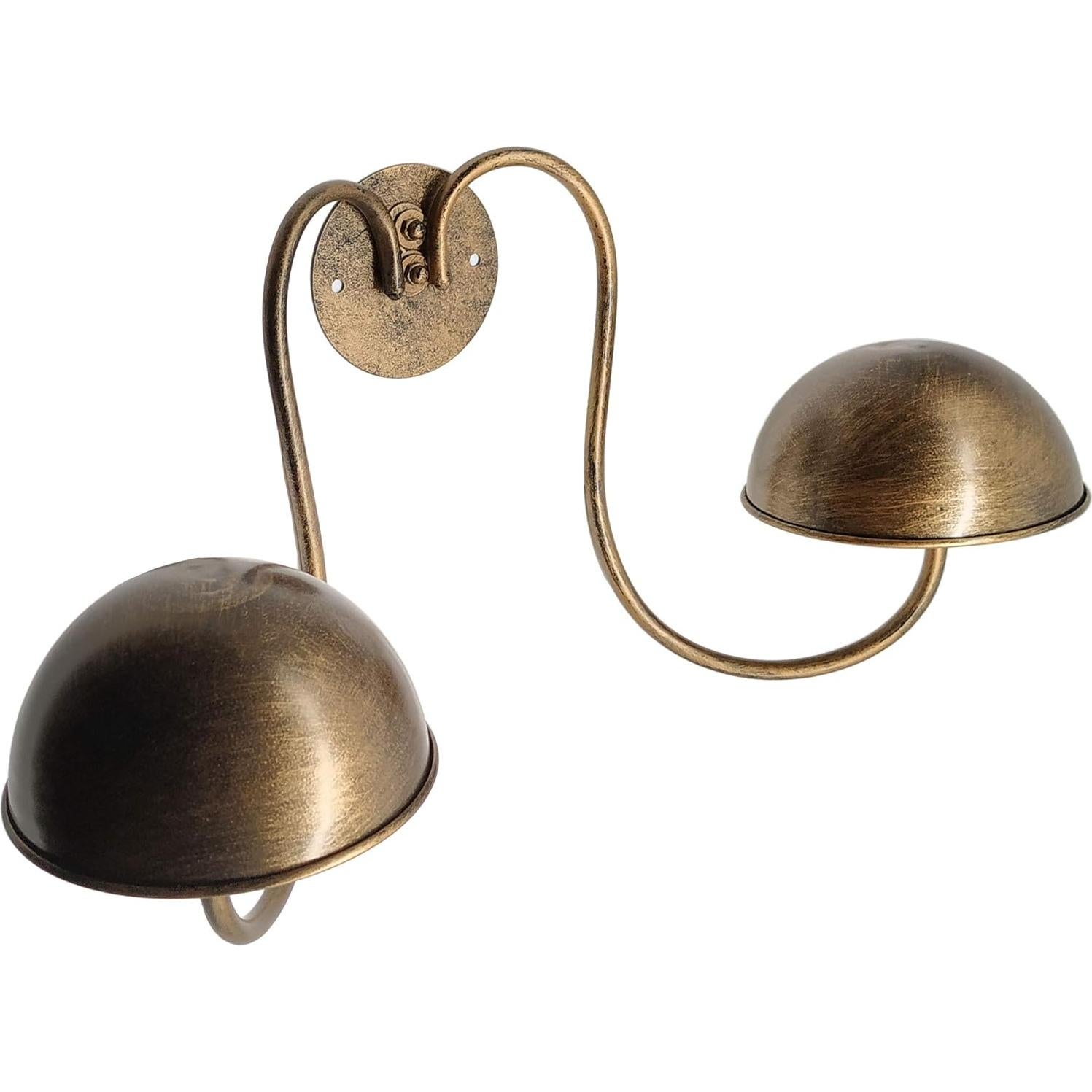 Soporte de Pared para Sombreros Owlgift Metal Bronce Vintage