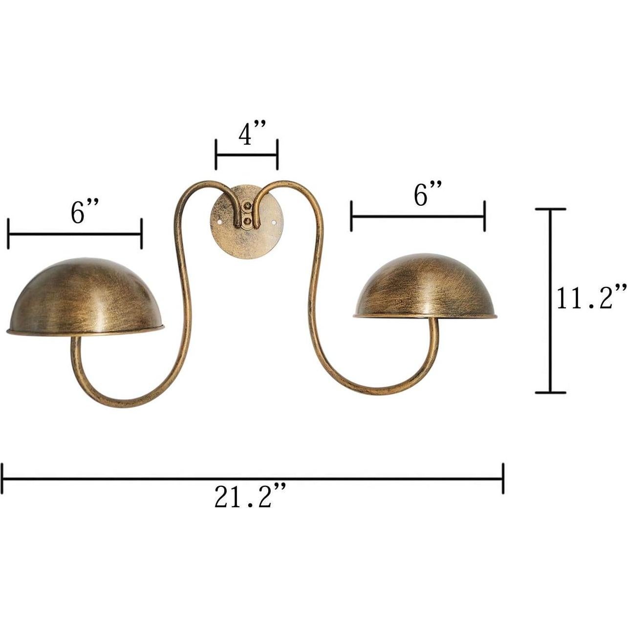 Soporte de Pared para Sombreros Owlgift Metal Bronce Vintage