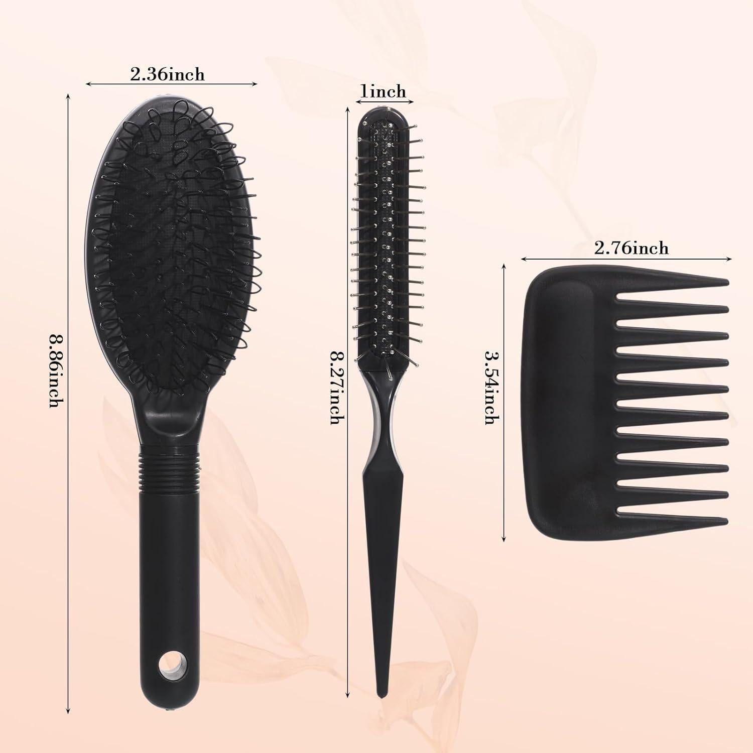 Juego de 3 Piezas Cepillo y Peine para Pelucas Obeoby