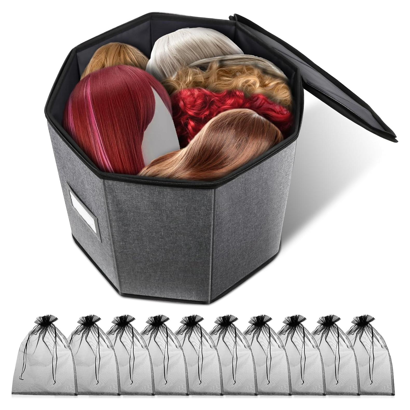 Estuche de Almacenamiento para Pelucas Lukeline 40.6 cm