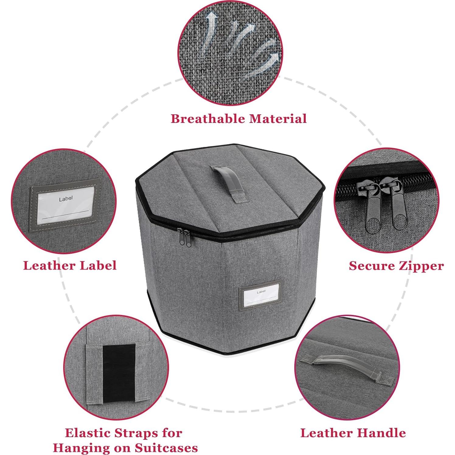 Estuche de Almacenamiento para Pelucas Lukeline 40.6 cm