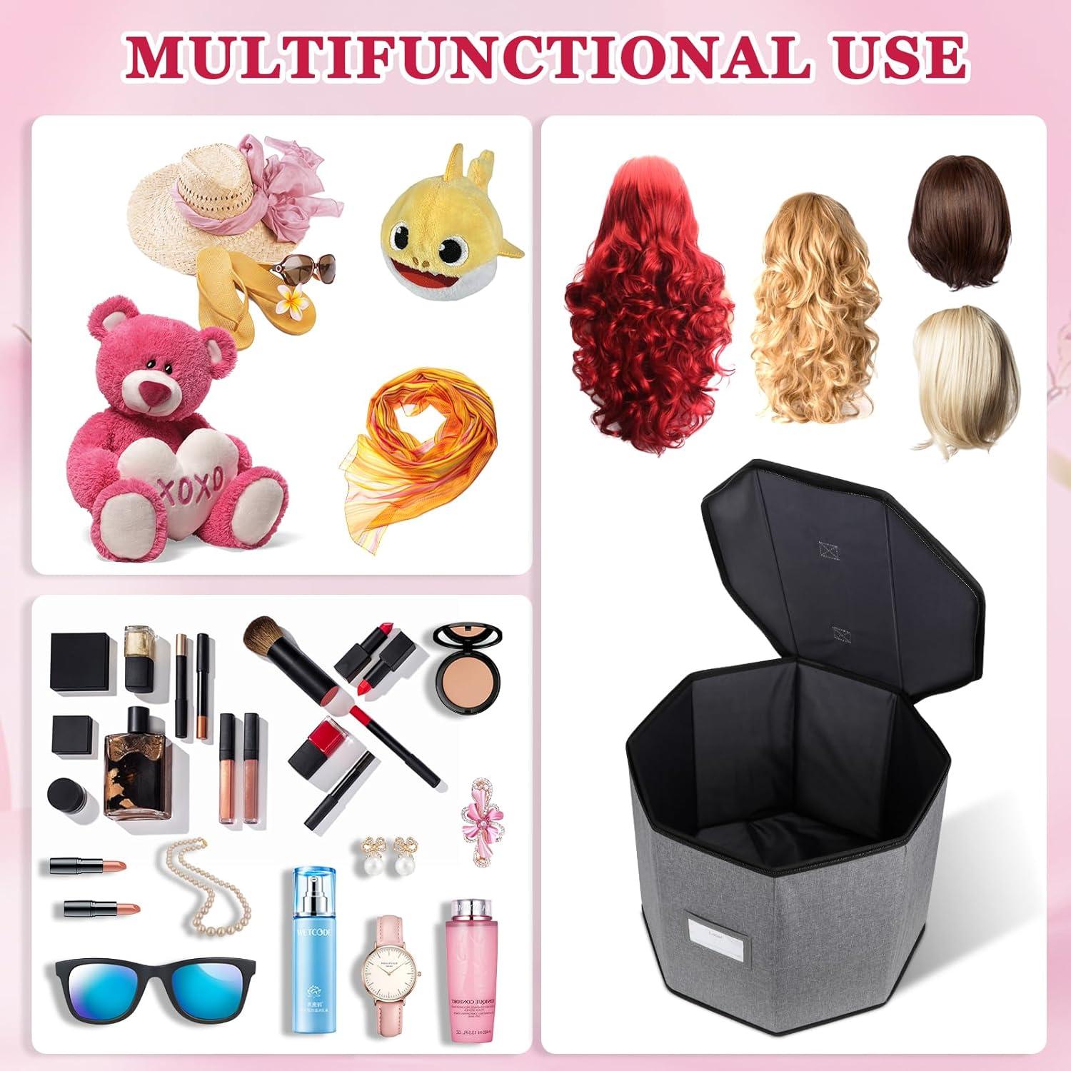 Estuche de Almacenamiento para Pelucas Lukeline 40.6 cm