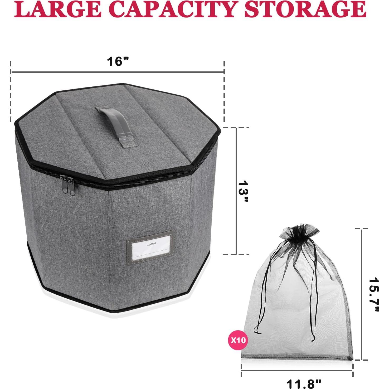 Estuche de Almacenamiento para Pelucas Lukeline 40.6 cm