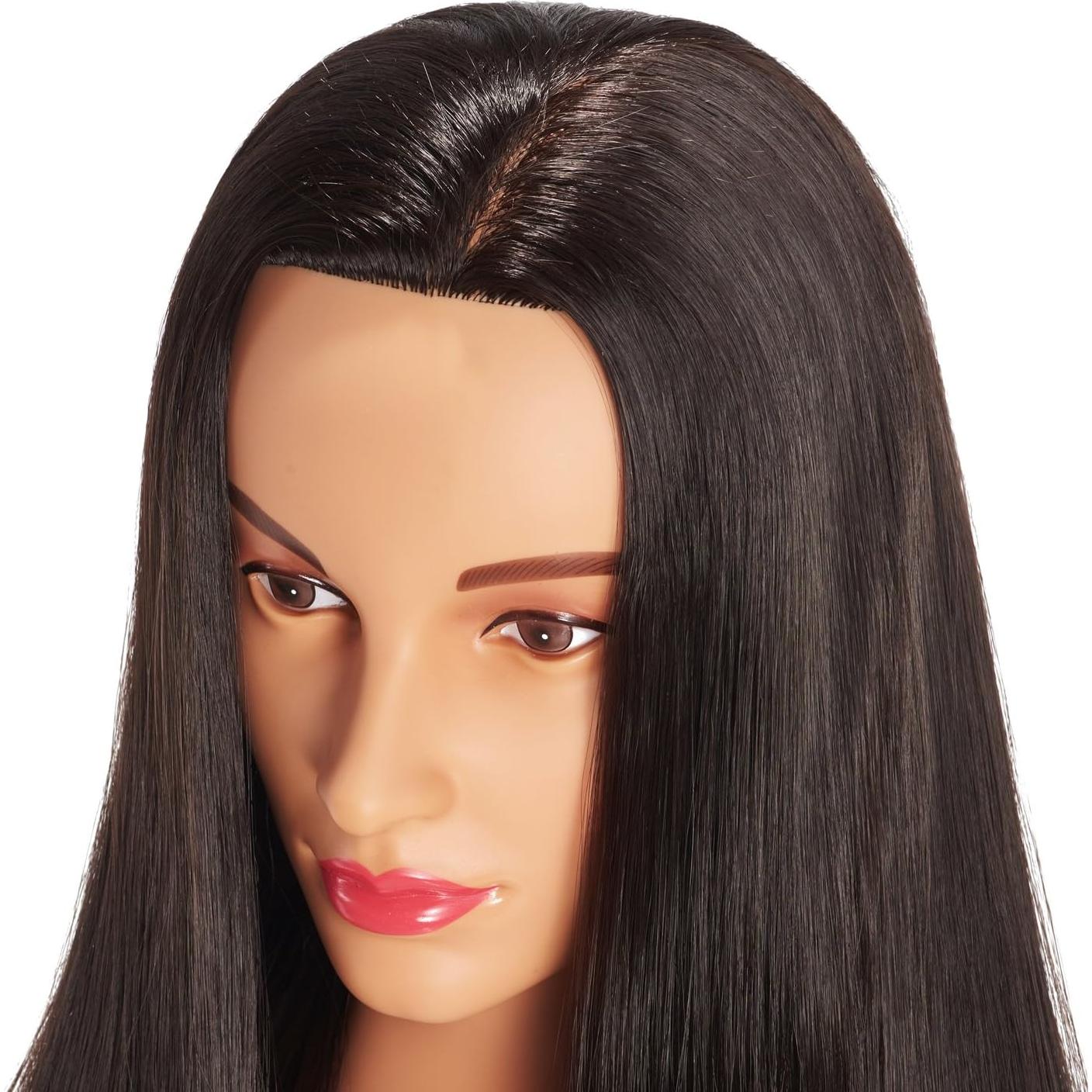 Cabeza de Maniquí Hairingrid para Estilismo 66-71 cm Negro