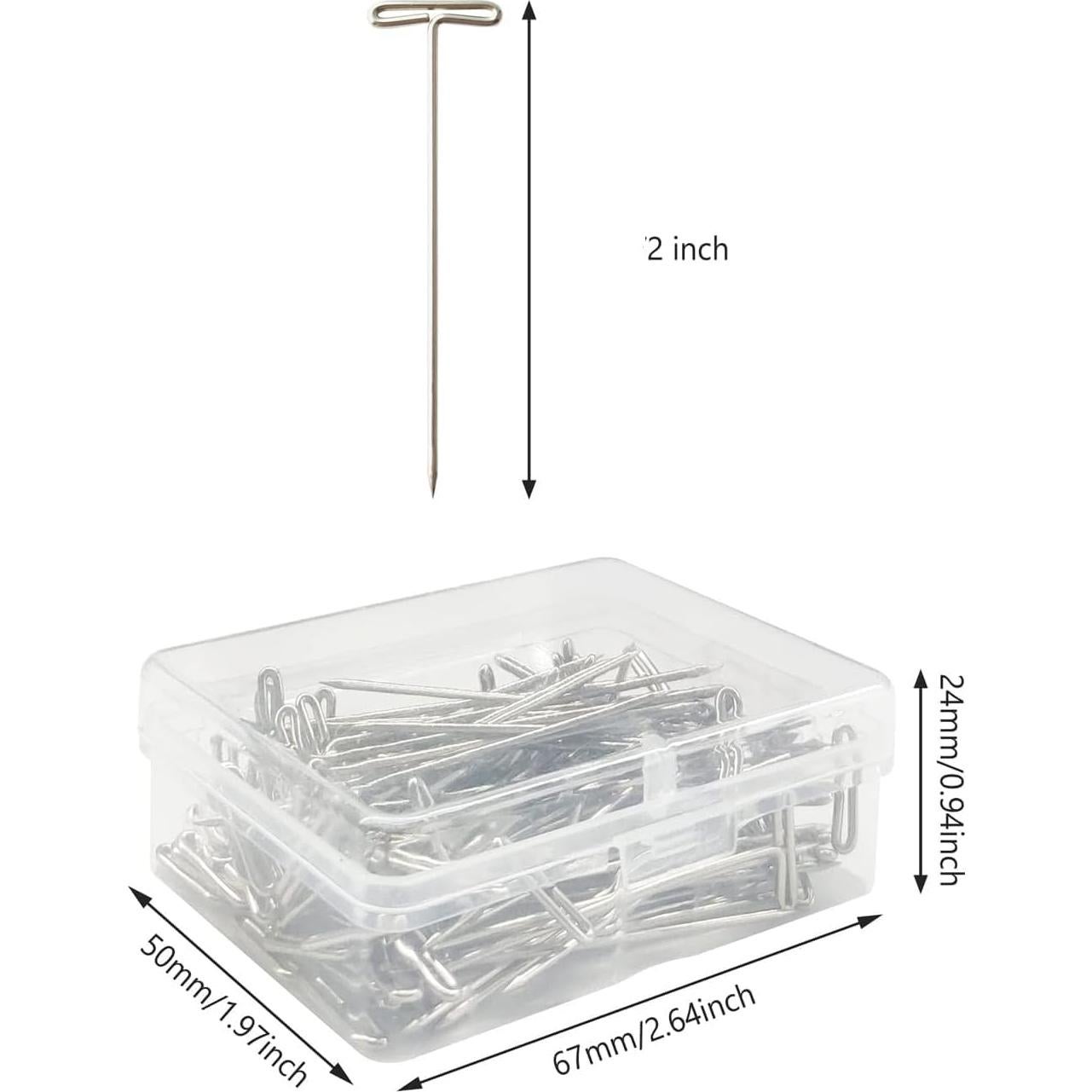 T-Pins Newkita 50 Unidades 53 mm para Tejer y Costura