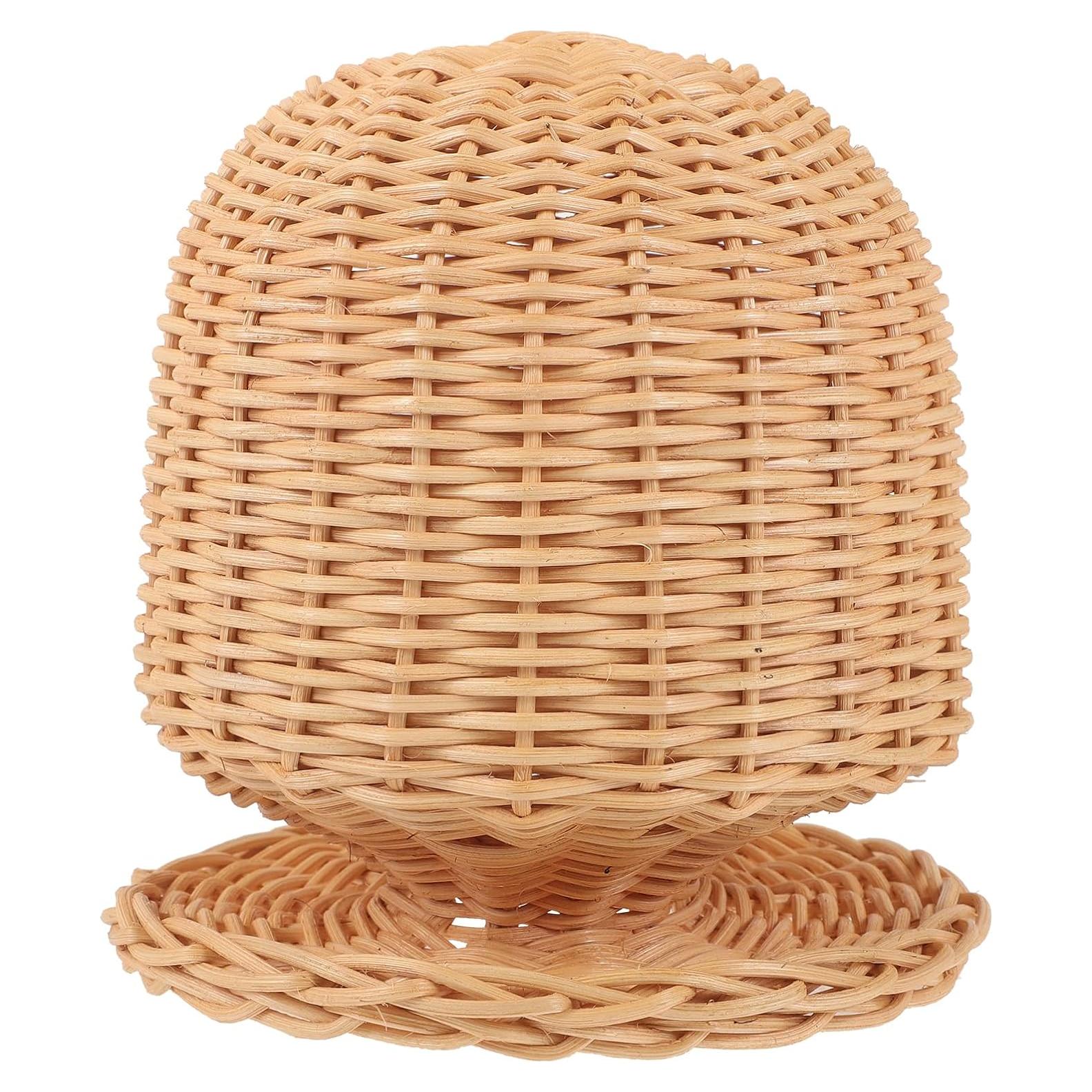 Soporte de Exhibición de Sombreros Ratan Sewroro 17x16.5cm